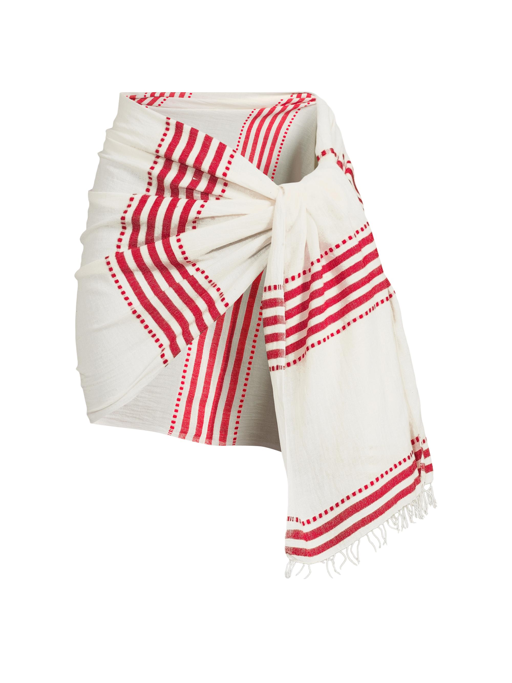 lemlem Women's Lema Cotton-Blend Sarong - Eshe Red