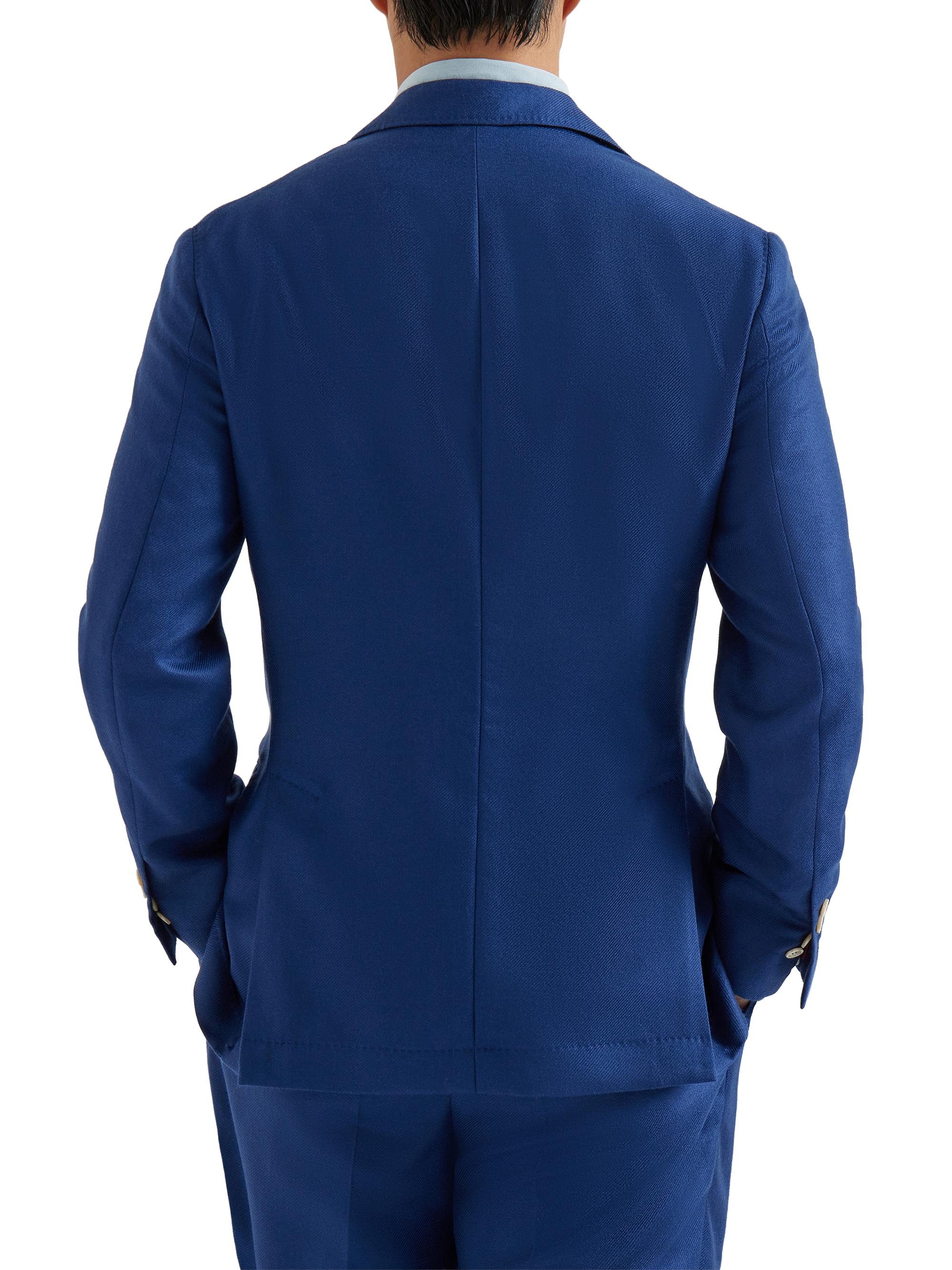 Brunello Cucinelli Cashmere and Silk Diagonal Deconstructed Blazer