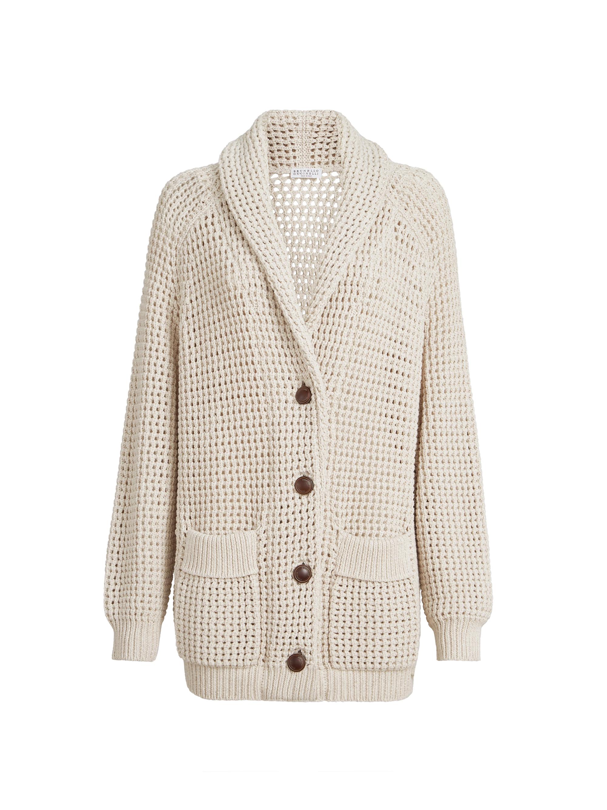 Brunello Cucinelli Sparkling Cashmere Ribbed Cardigan | Saks Fifth