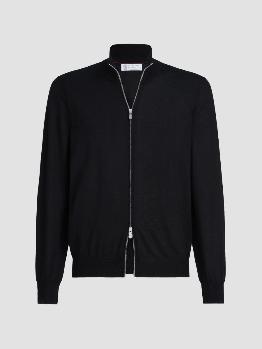 Brunello Cucinelli Cashmere and Silk Lightweight Cardigan with