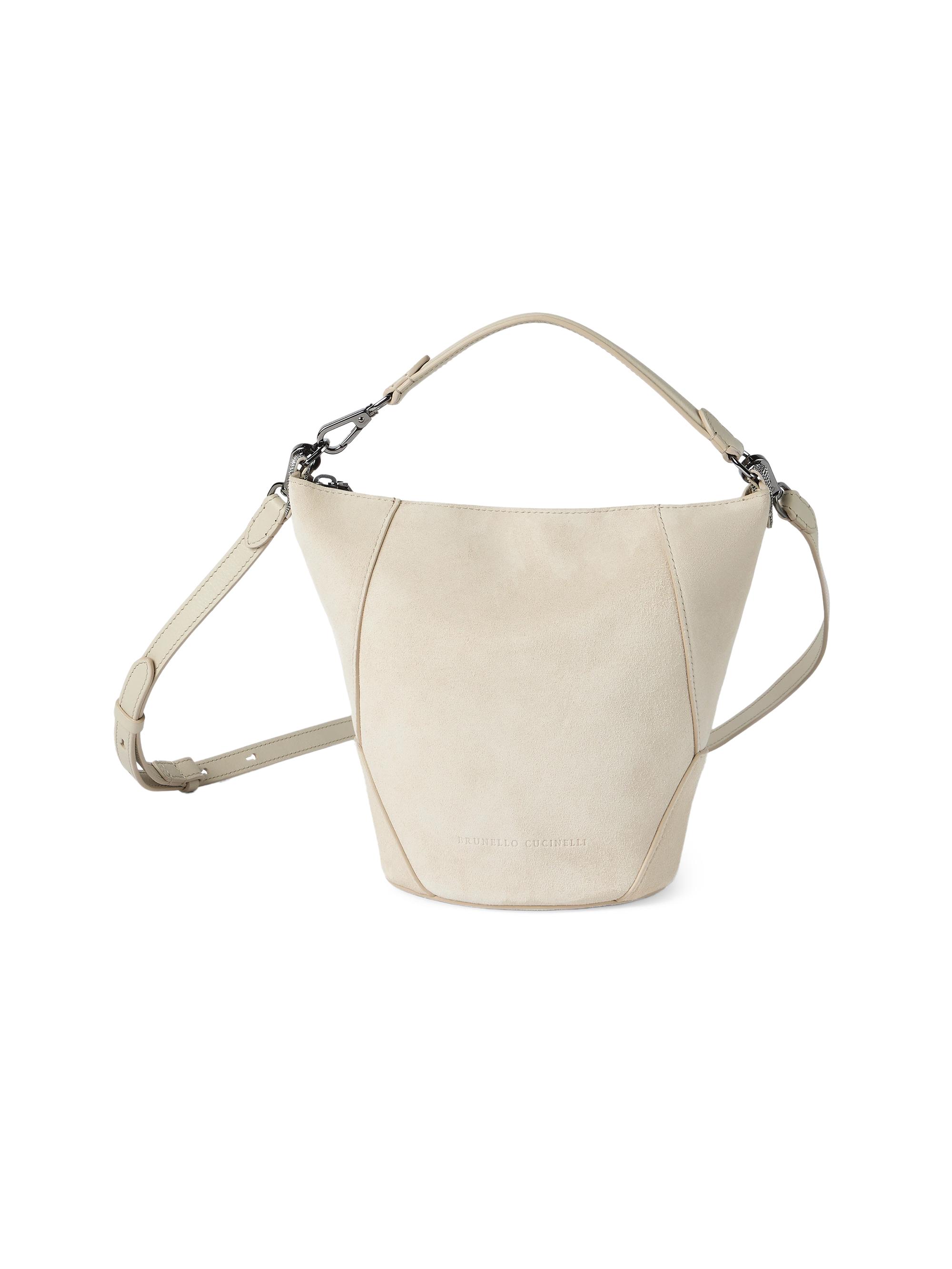Brunello Cucinelli Duo Bucket Bag in Suede with Monili | Saks