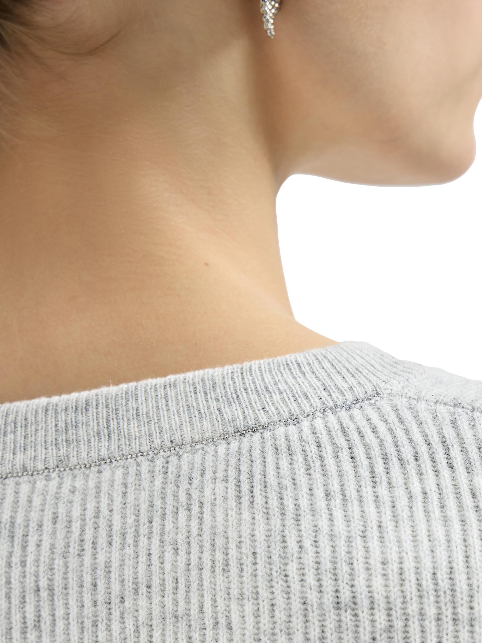 Brunello Cucinelli Cashmere English Rib Sweater with Monili | Saks