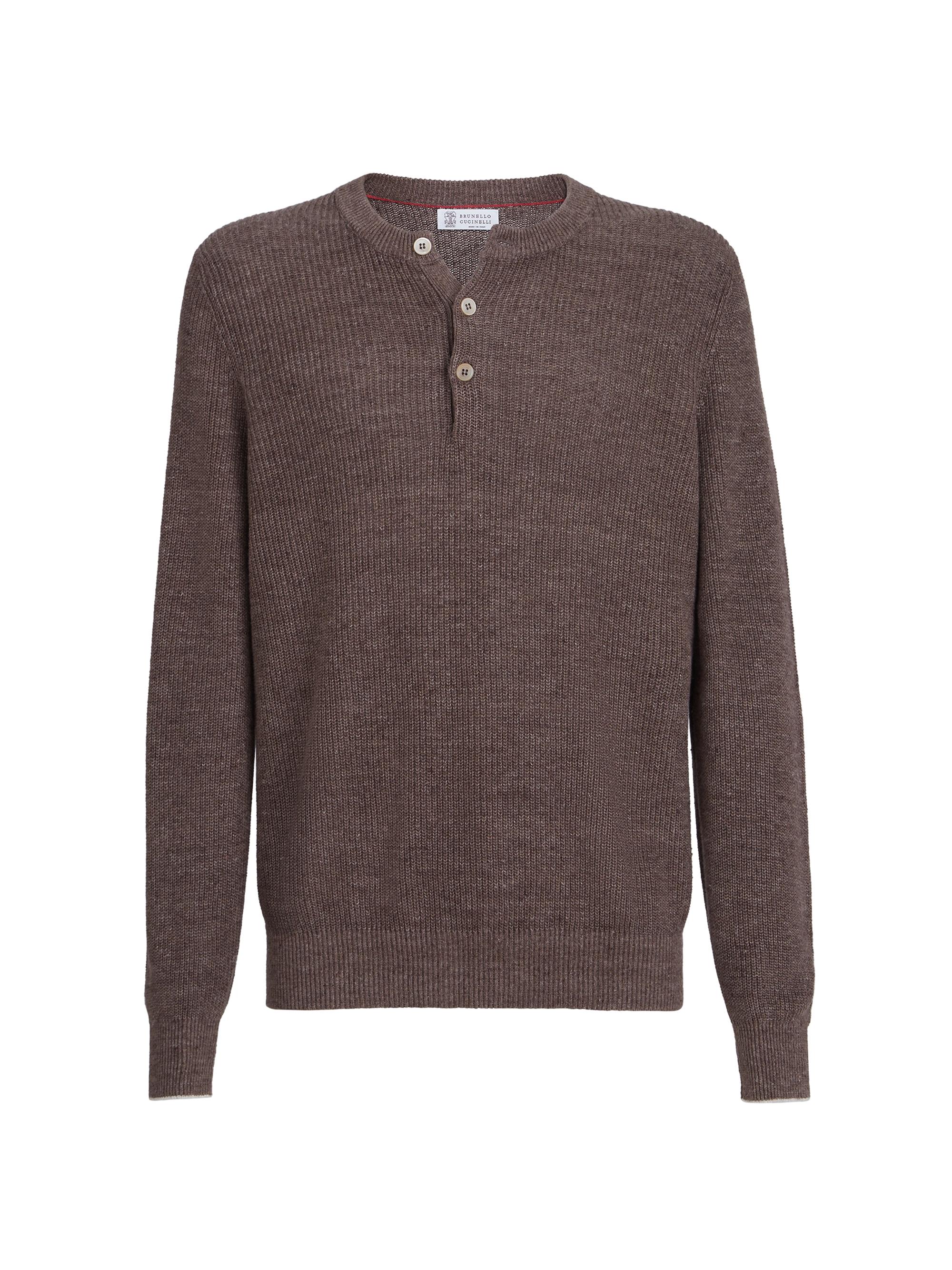Brunello Cucinelli Cashmere Sweater with Half Zip | Saks Fifth Avenue