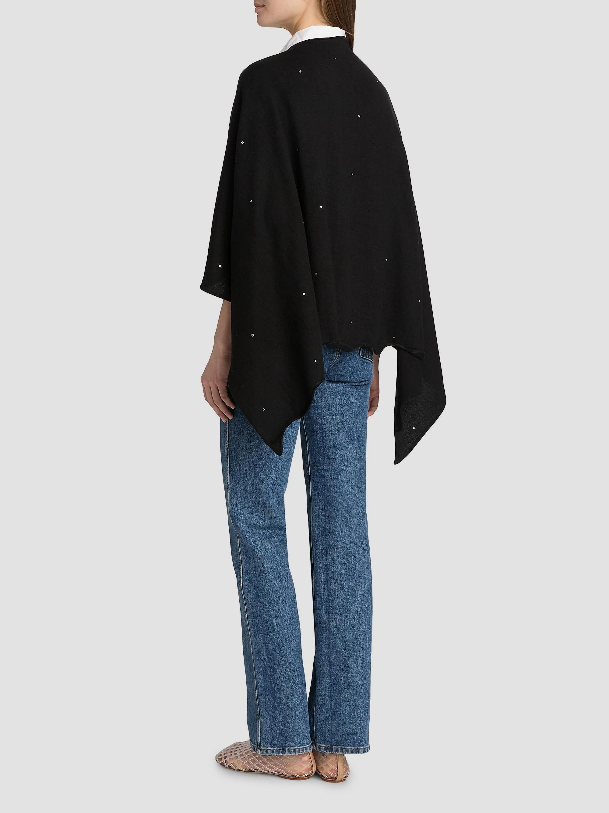 Carolyn Rowan Collection Sequin Cashmere-Silk Ruana | Saks Fifth Avenue