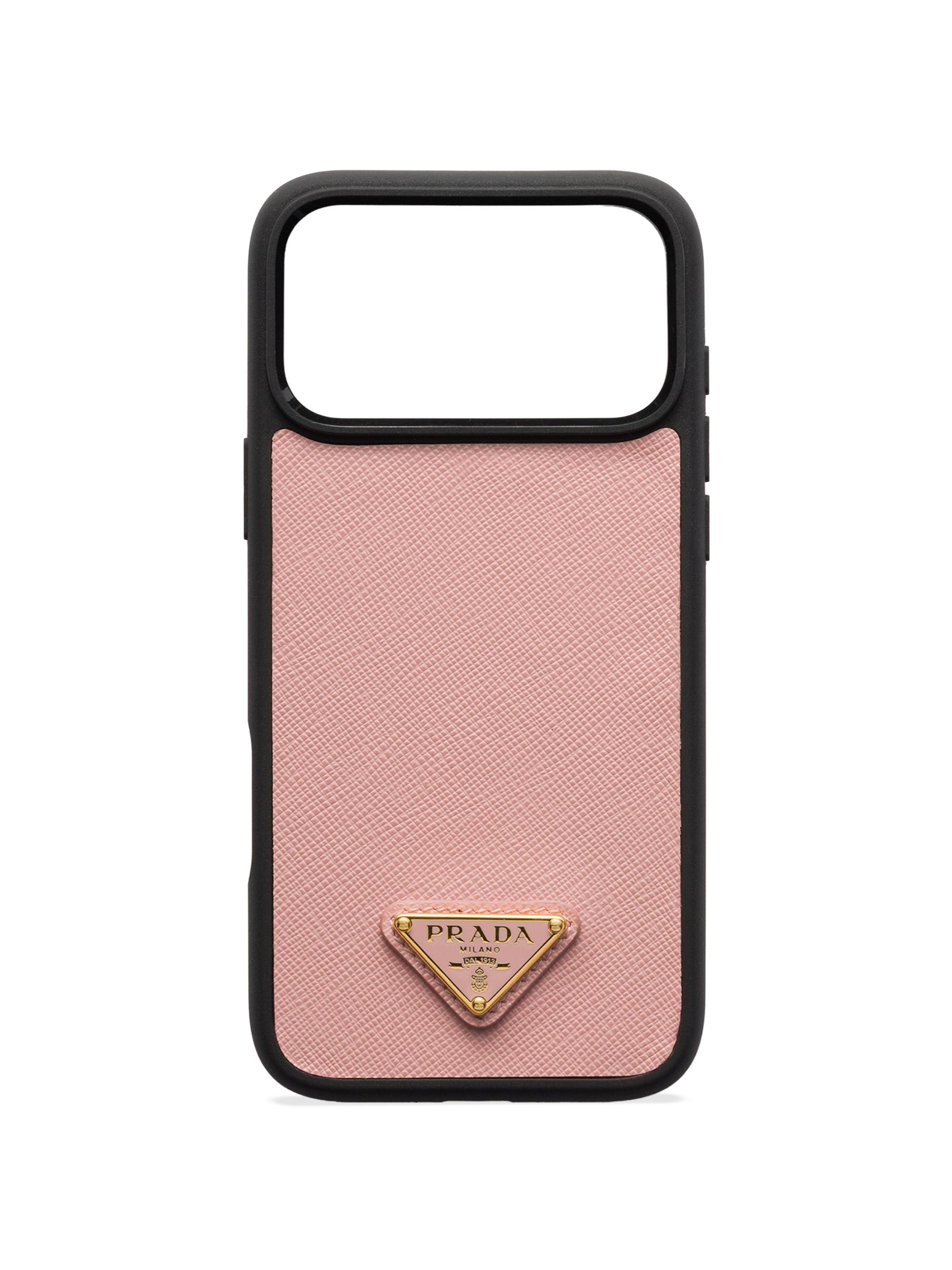 Prada Saffiano Leather Cover for iPhone 15 Pro Max | Saks Fifth Avenue