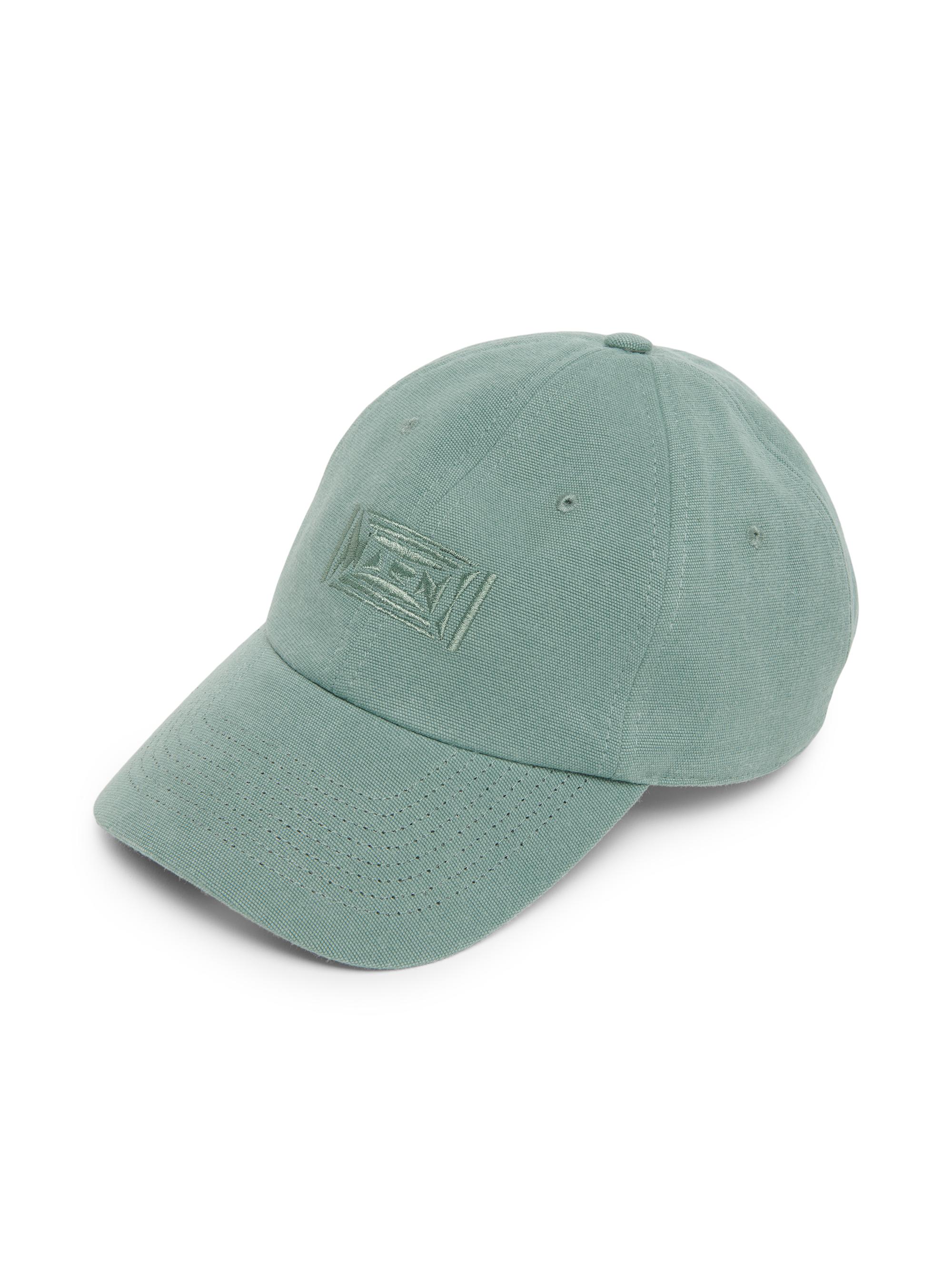 Marni Men's Logo Garment-Dyed Baseball Hat - Baltic | Thumbnail 3