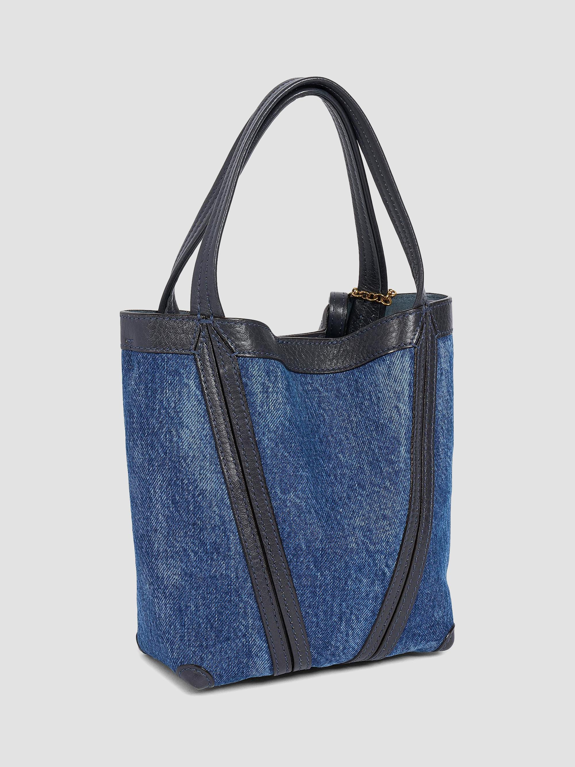 Chloé Mini Spin Denim Tote Bag | Saks Fifth Avenue