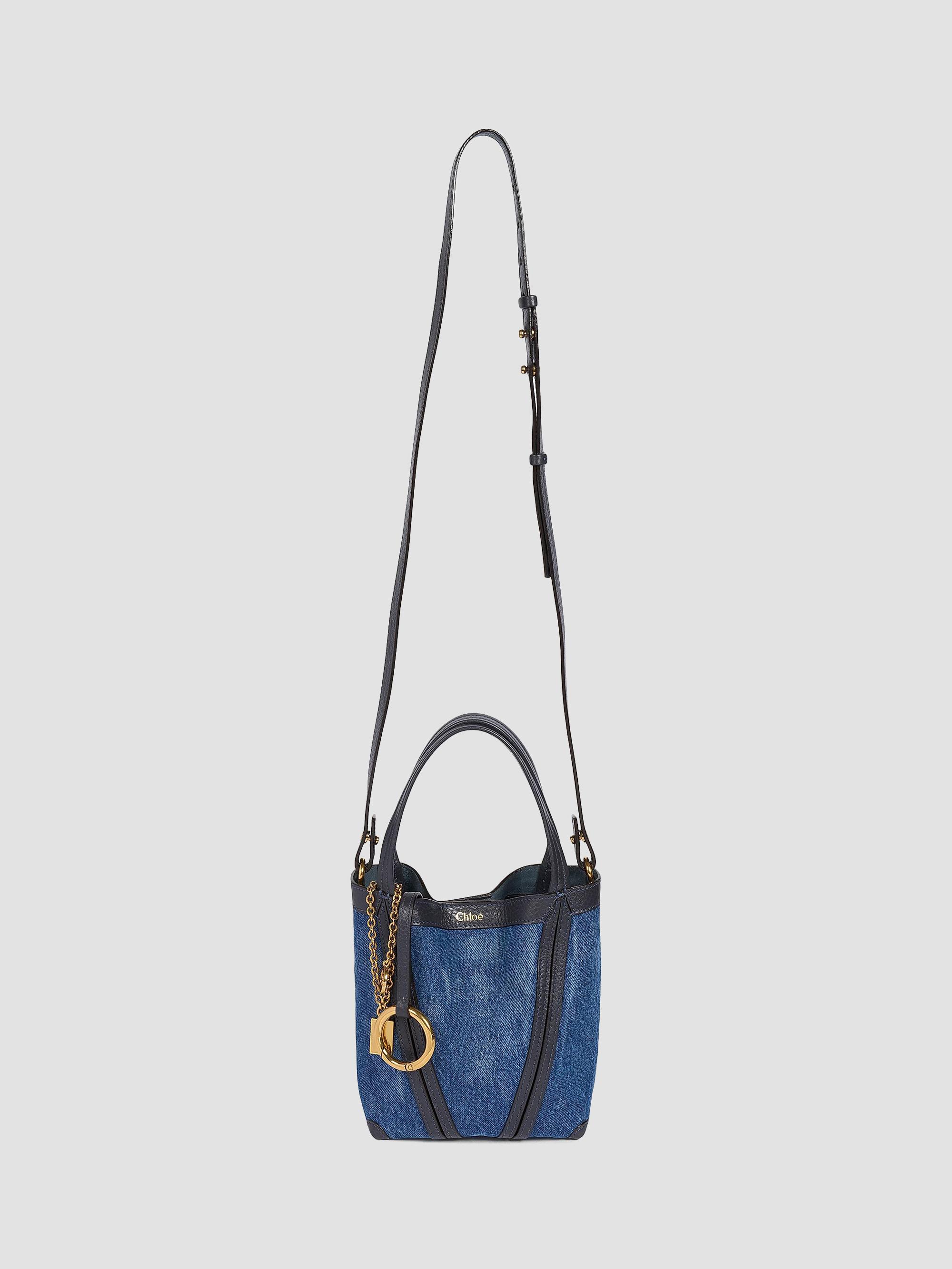 Chloé Mini Spin Denim Tote Bag | Saks Fifth Avenue