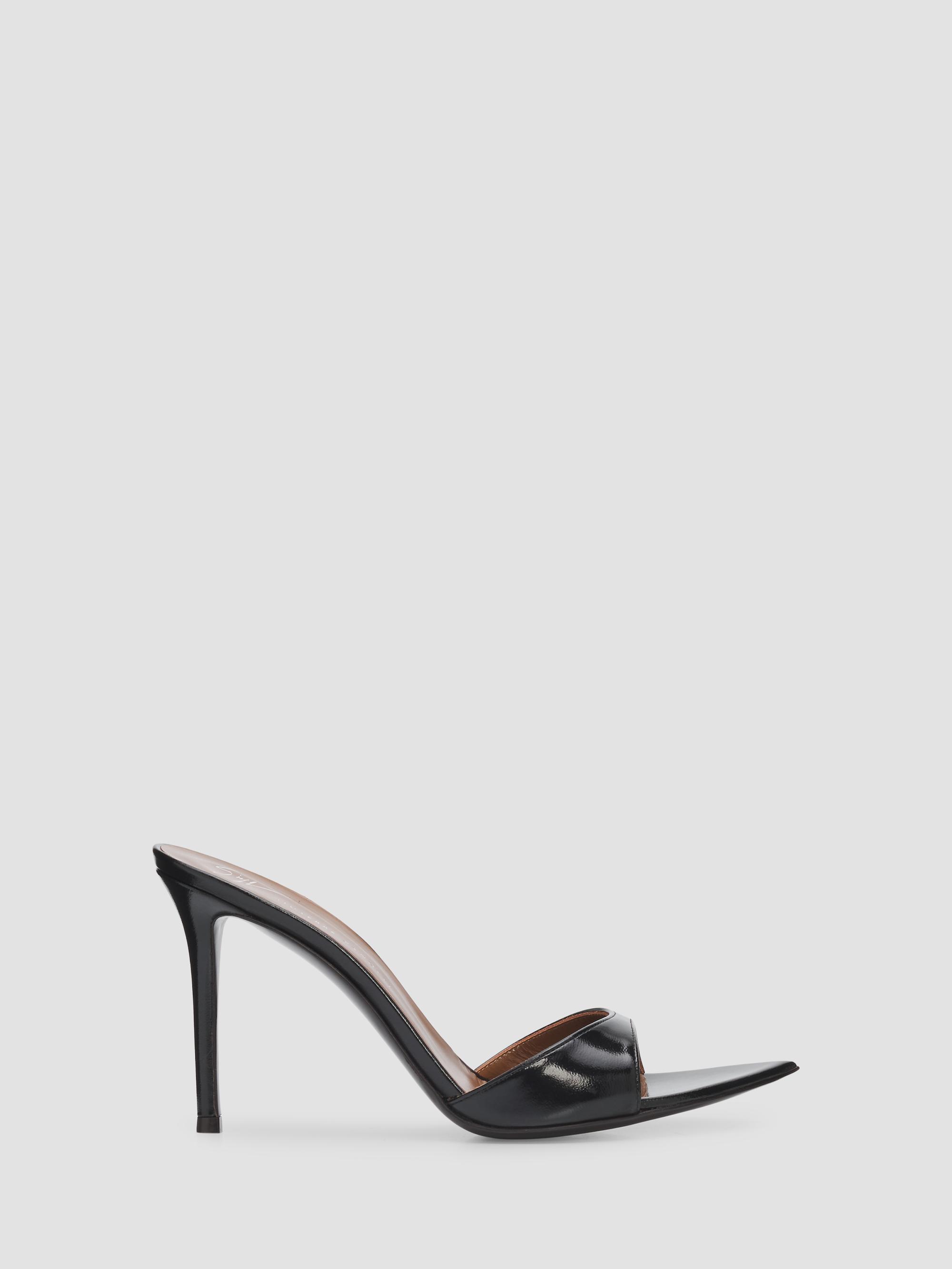 Giuseppe Zanotti Women's Intrigo 90MM Patent Leather Stiletto Sandals - Nero