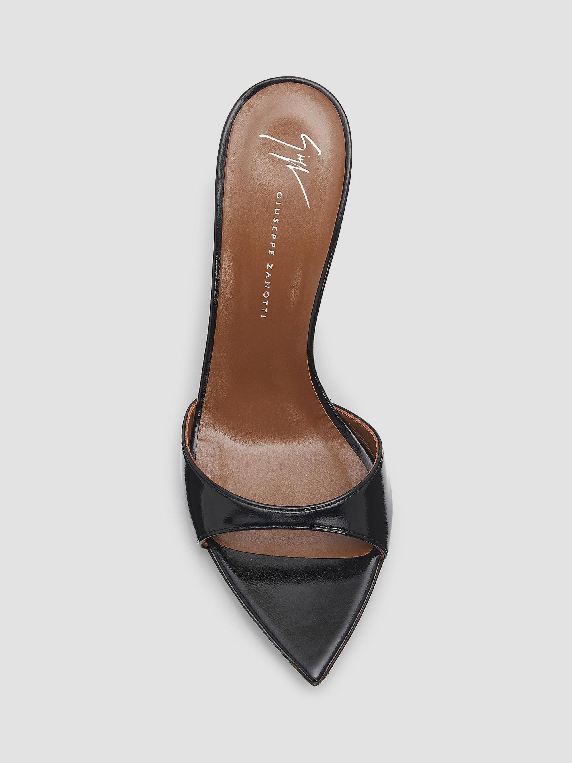 Giuseppe Zanotti Intrigo 90MM Patent Leather Stiletto Sandals