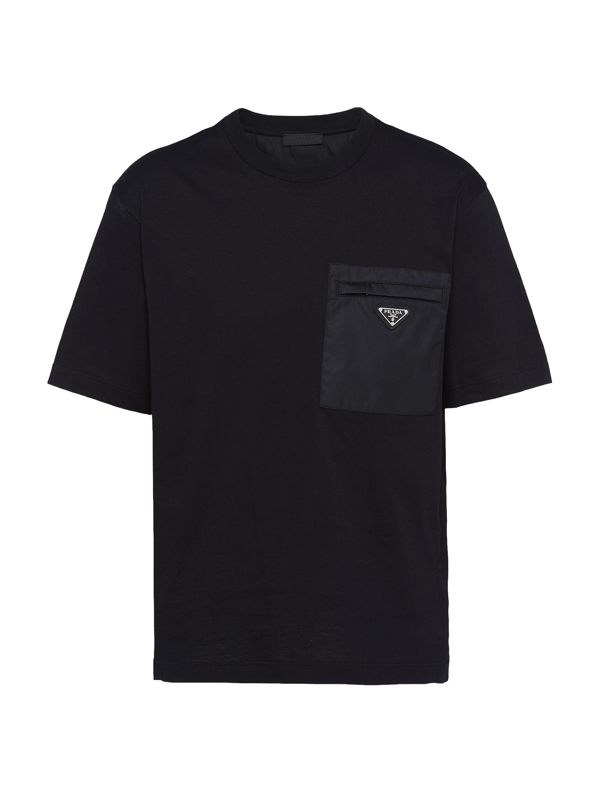 Prada Re-Nylon and Jersey T-Shirt | Saks Fifth Avenue