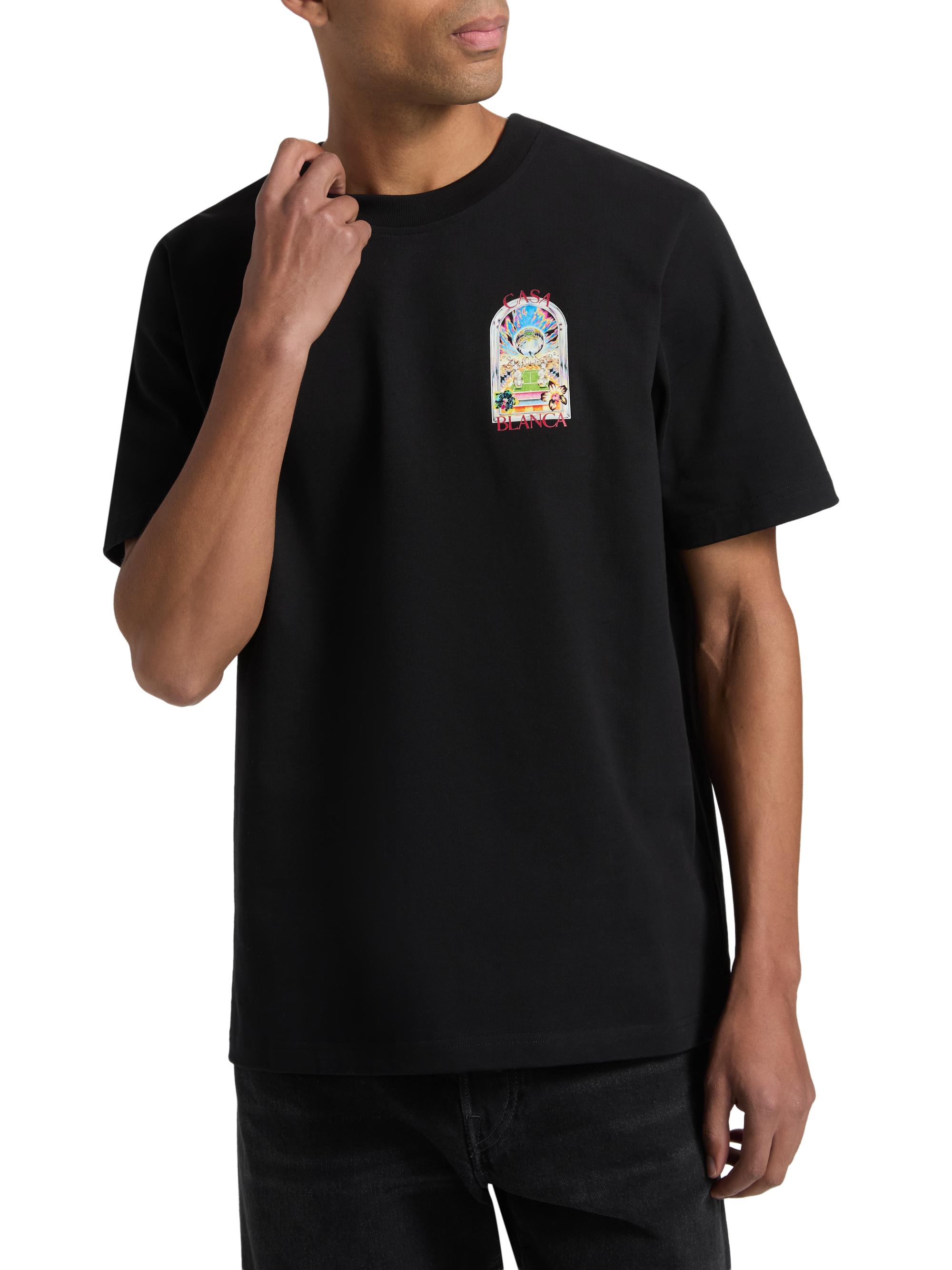 Casablanca Tennis Landscape Cotton T-Shirt | Saks Fifth Avenue