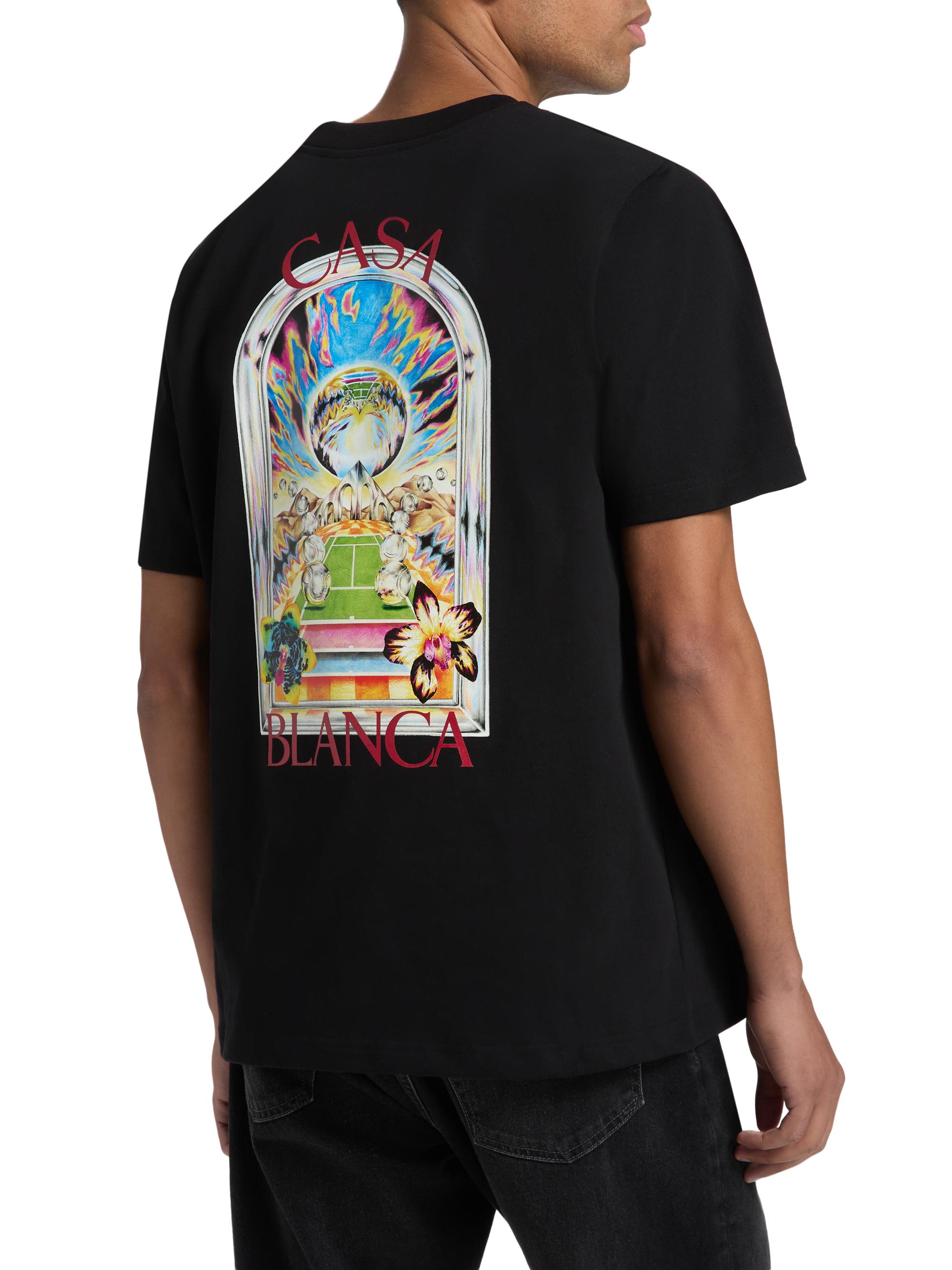 Casablanca Tennis Landscape Cotton T-Shirt | Saks Fifth Avenue