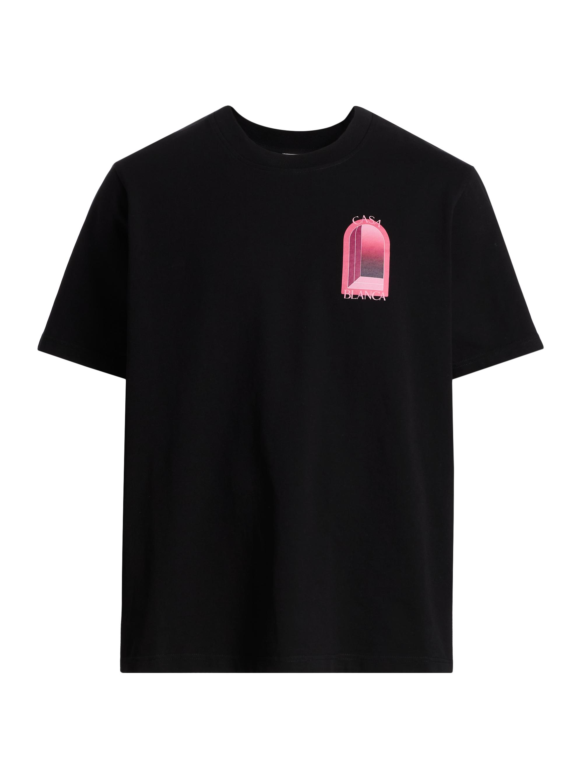 Casablanca Men's Arches Cotton Crewneck T-Shirt - Arches