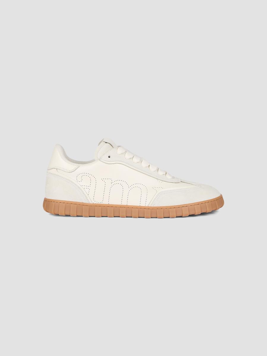 AMI Paris Step Leather Low-Top Sneakers | Saks Fifth Avenue