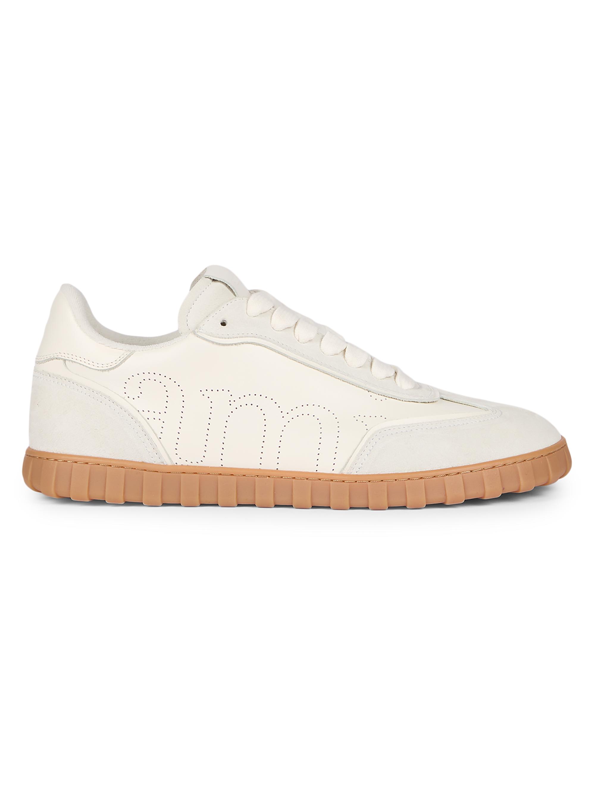 AMI Paris Slim Leather Low-Top Sneakers | Saks Fifth Avenue
