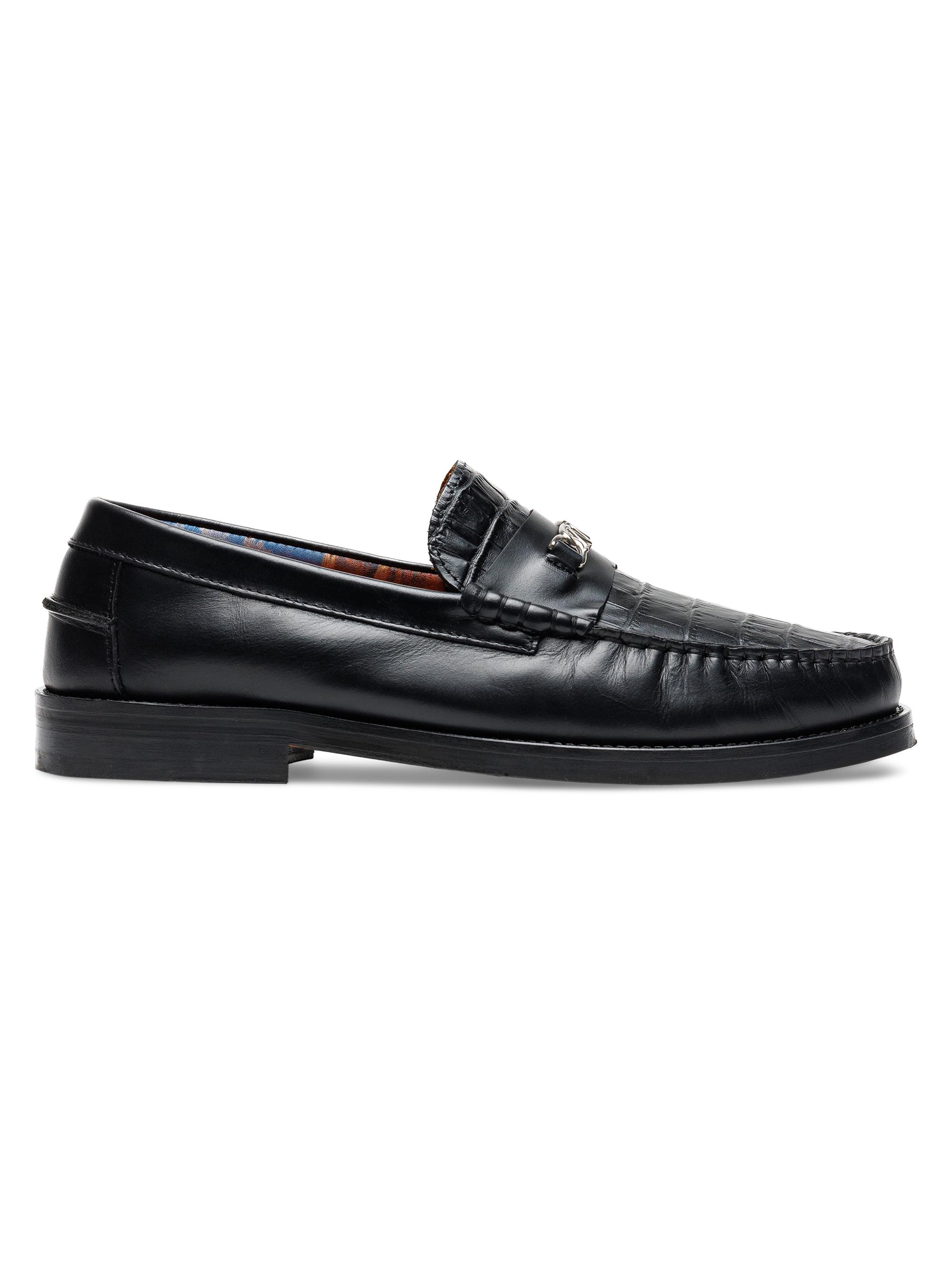 Naked Wolfe Men's Roma Leather Loafers - Black