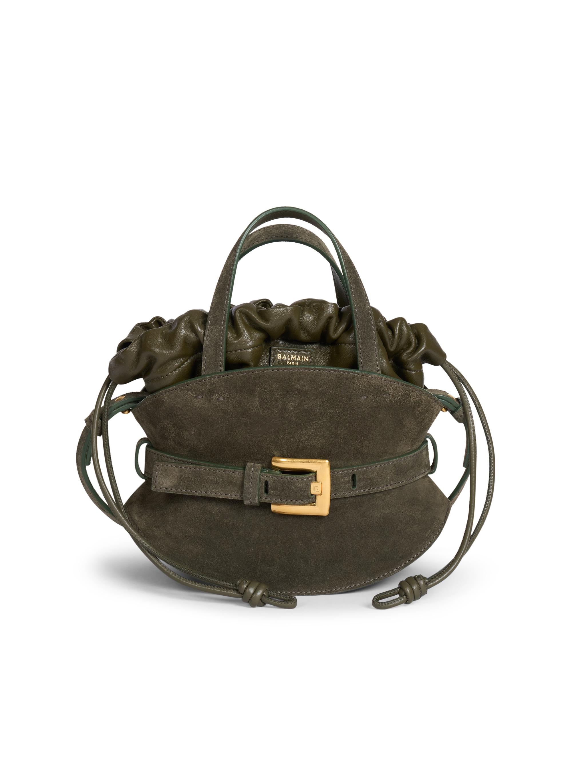 Balmain Shuffle Suede Mini Top Handle Bag | Saks Fifth Avenue