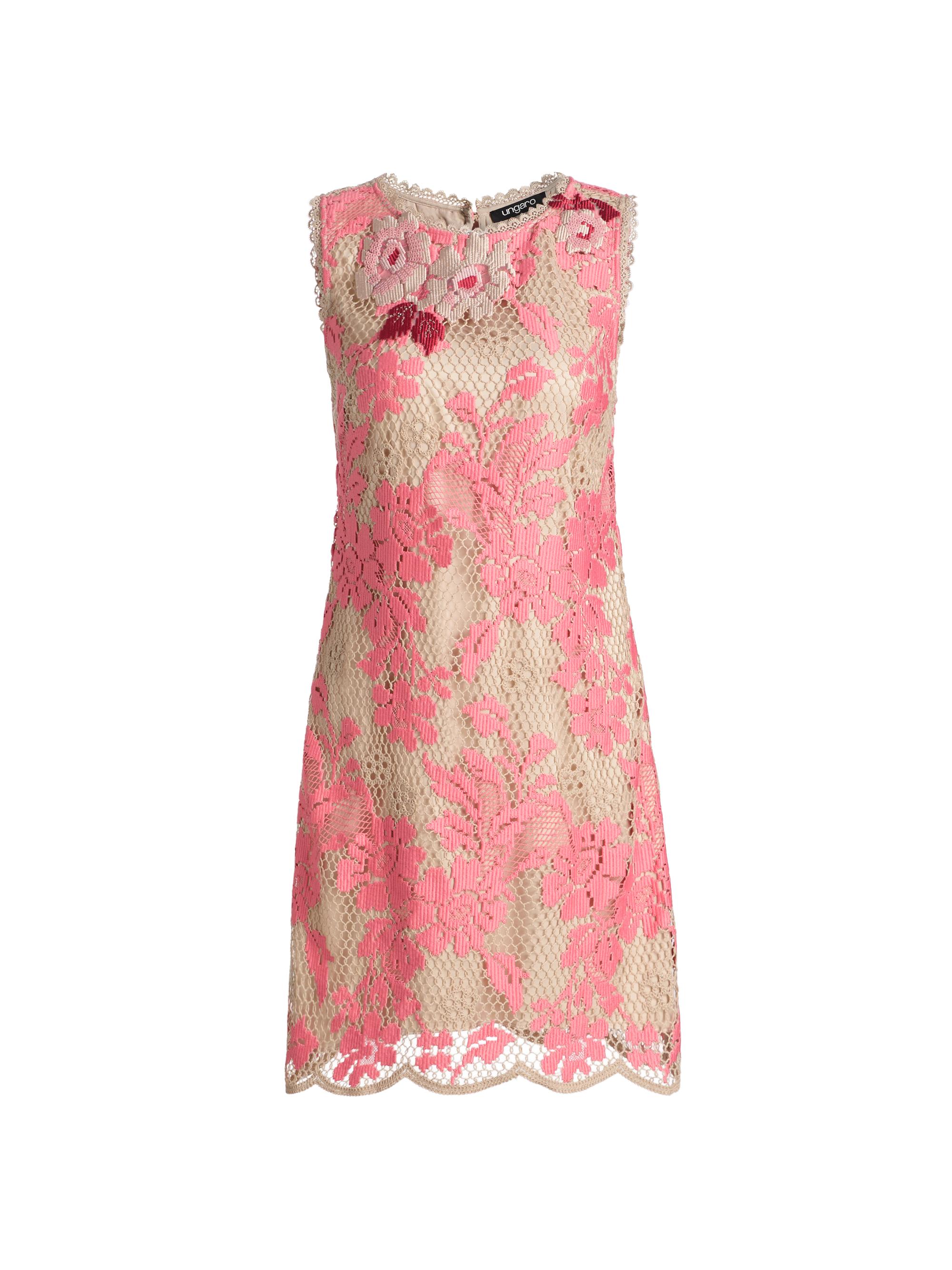 Victoria Floral Lace Appliqué Minidress