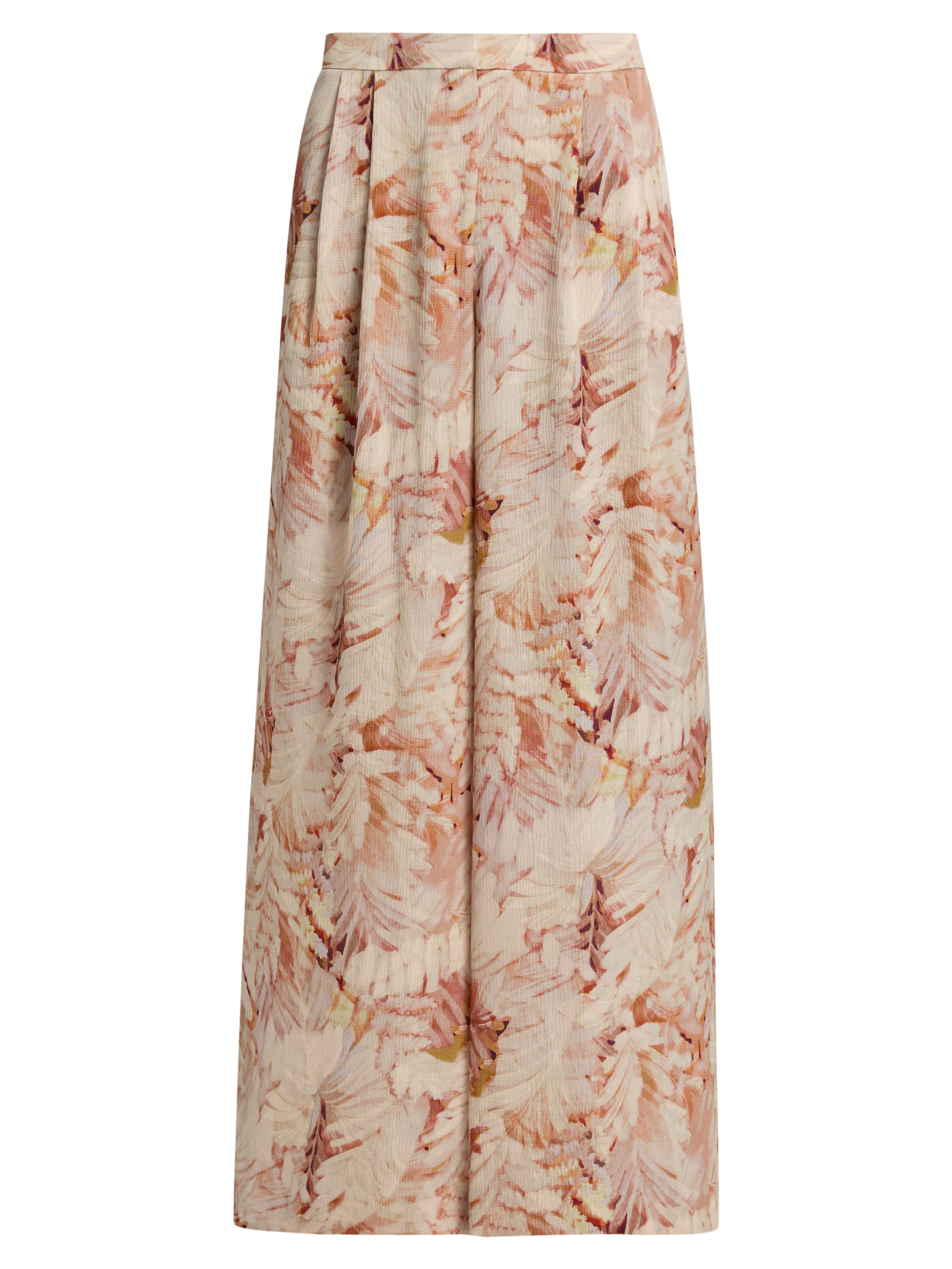 Ungaro Women's Leighton Floral Wide-Leg Pants - Natural Multi | Thumbnail 8