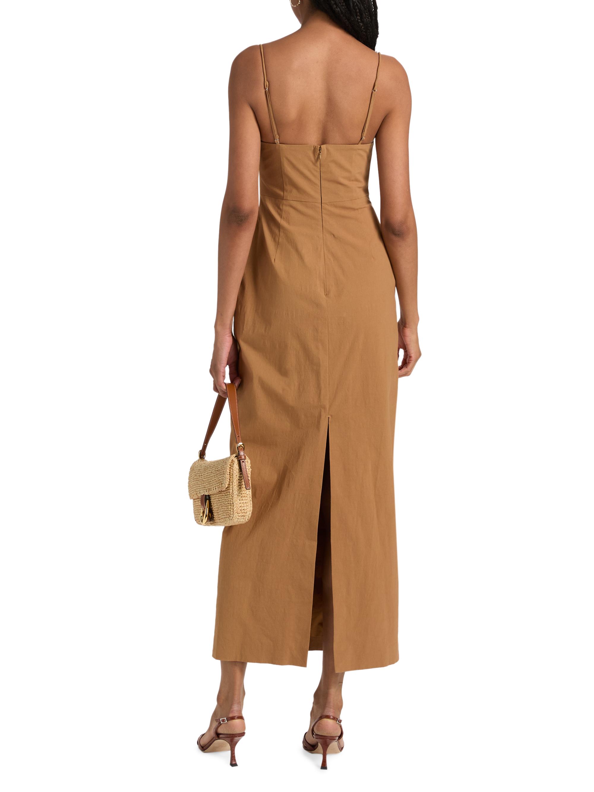 100 cotton midi dress with sleeves 100% Cotton Green Long Sleeve Midi Dress - All Dresses