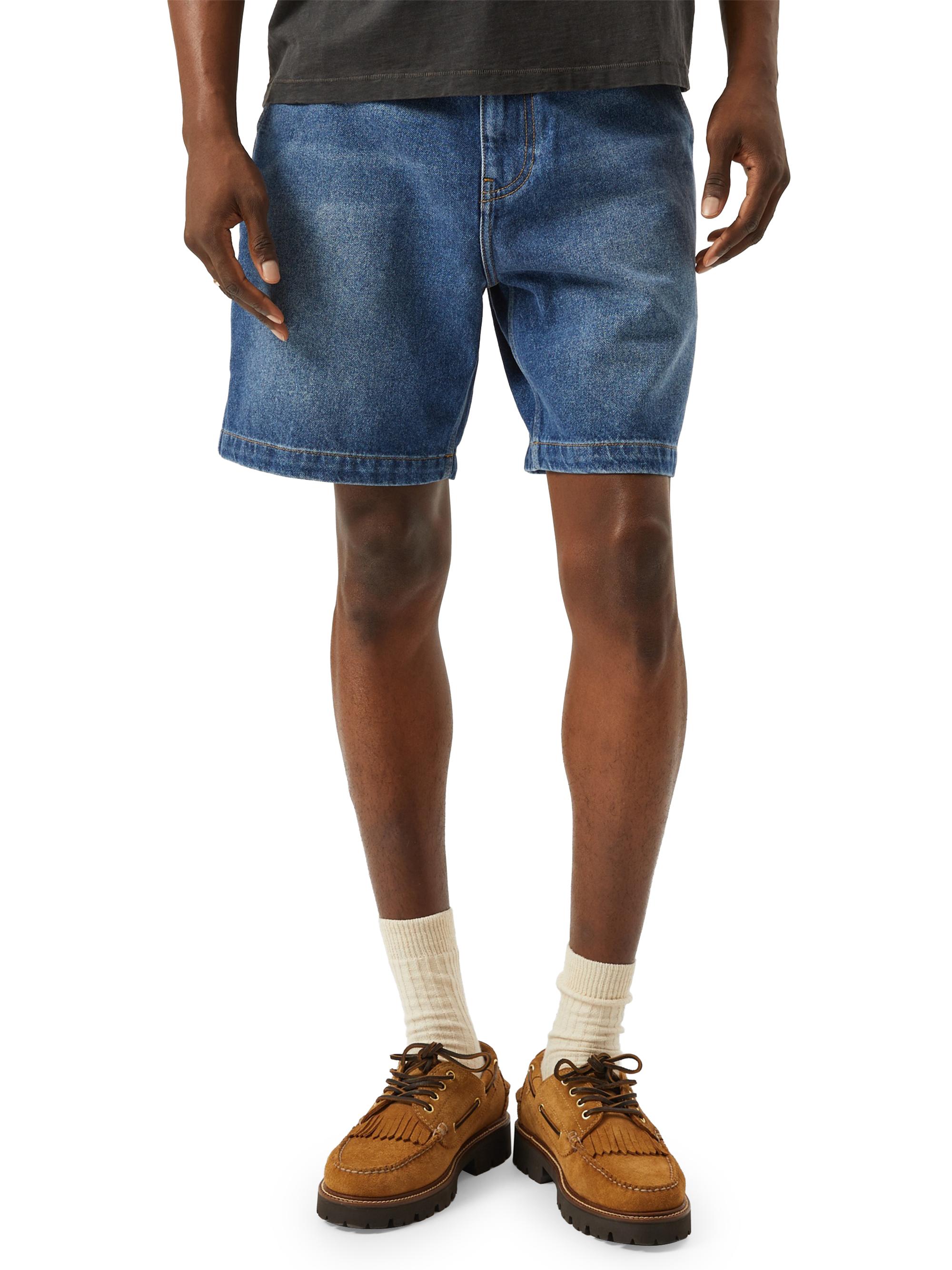 Corridor Men's Denim Painter Shorts - Indigo