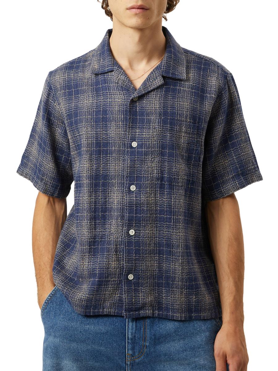Corridor Wavy Cotton-Linen Camp Shirt | Saks Fifth Avenue