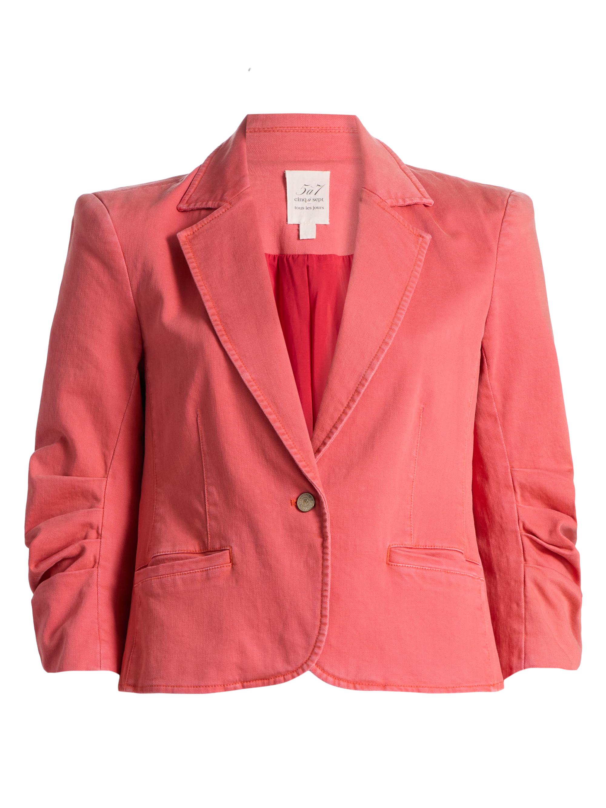 Cinq à Sept Women's Le Petit Khloe Denim Single-Breasted Blazer - Bisou