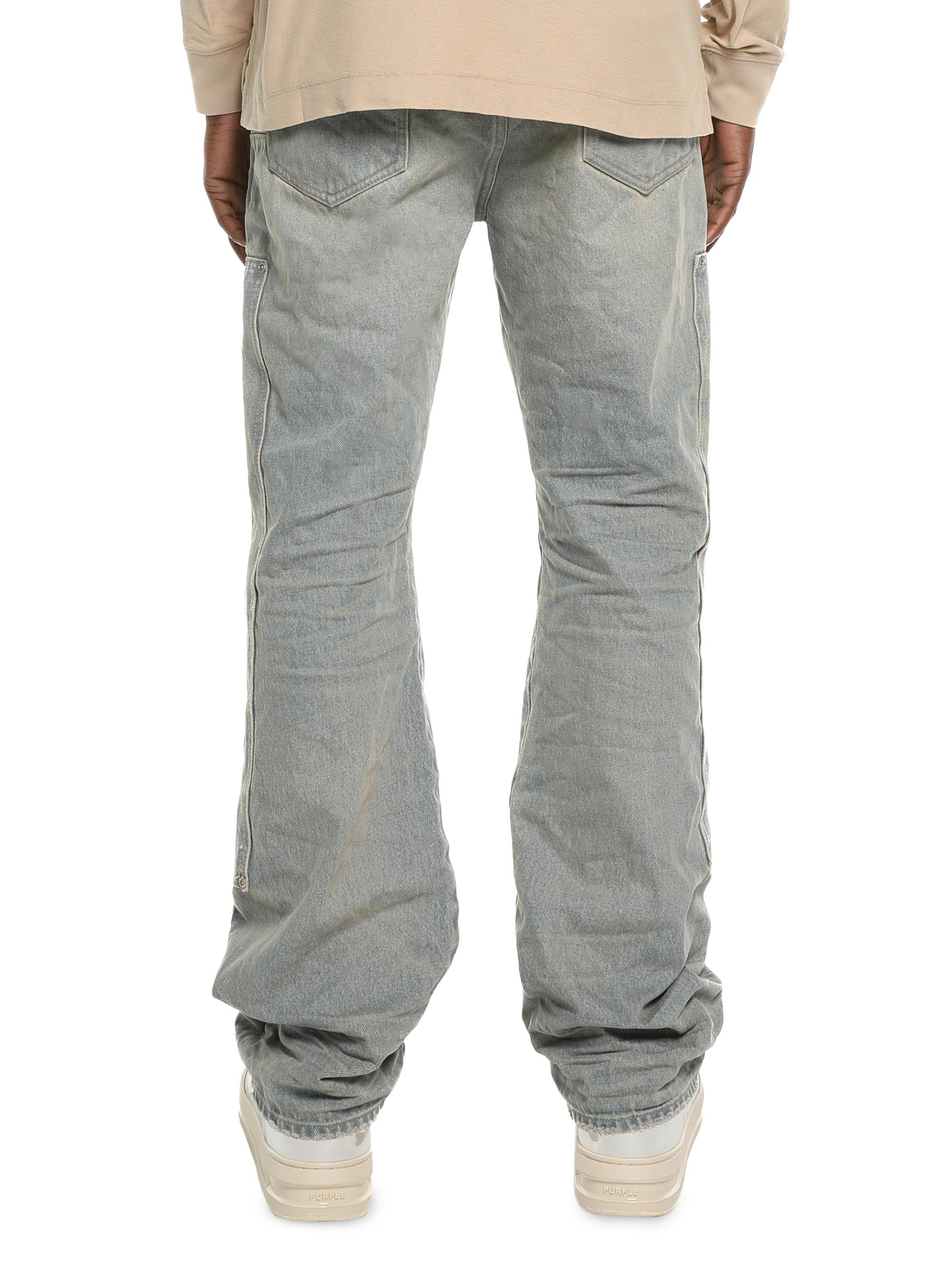 Purple Brand Distressed Mid-Rise Bootcut Carpenter Jeans | Saks