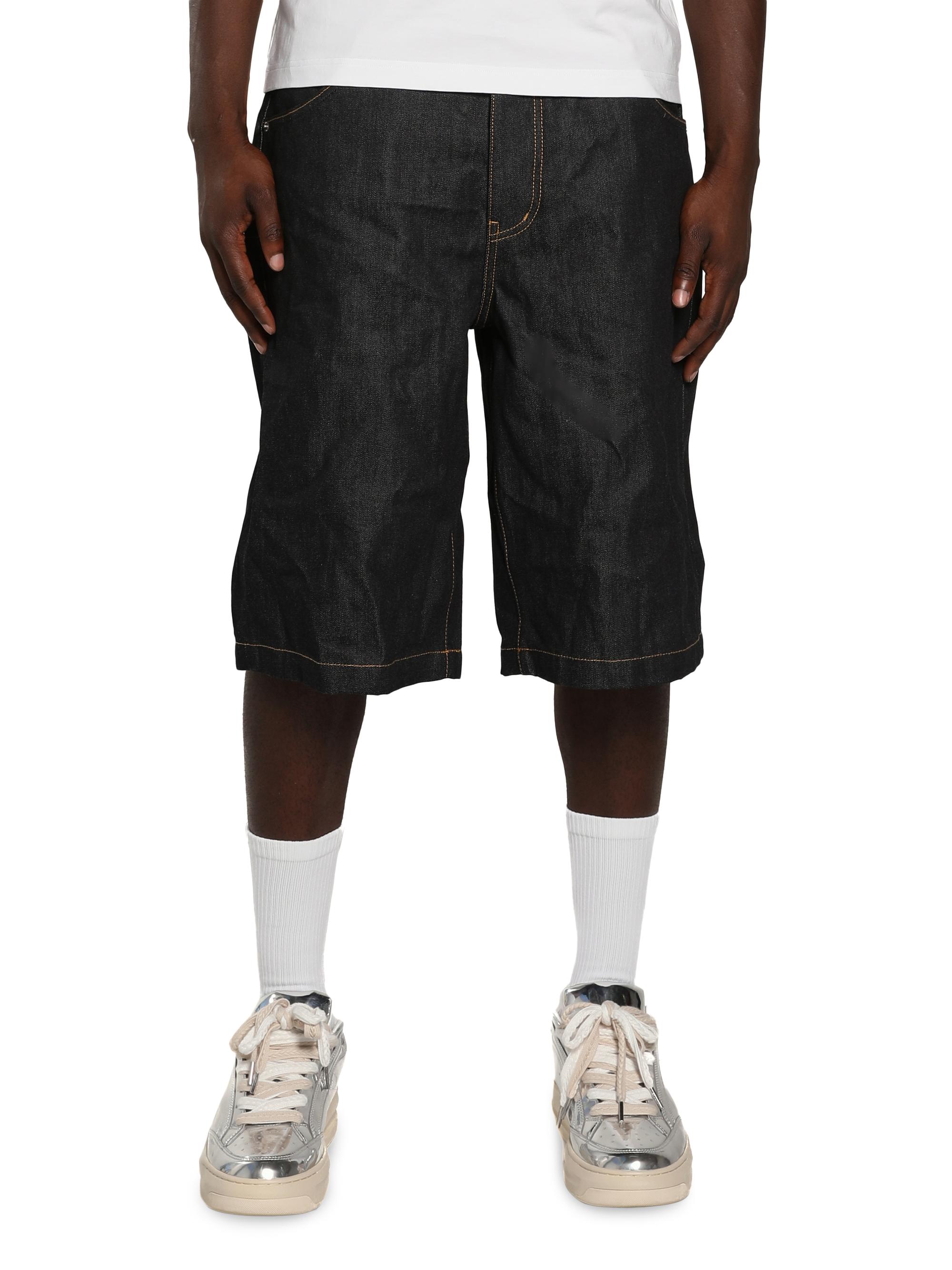 Purple Brand Men's Denim Straight-Leg Shorts - Dark Indigo