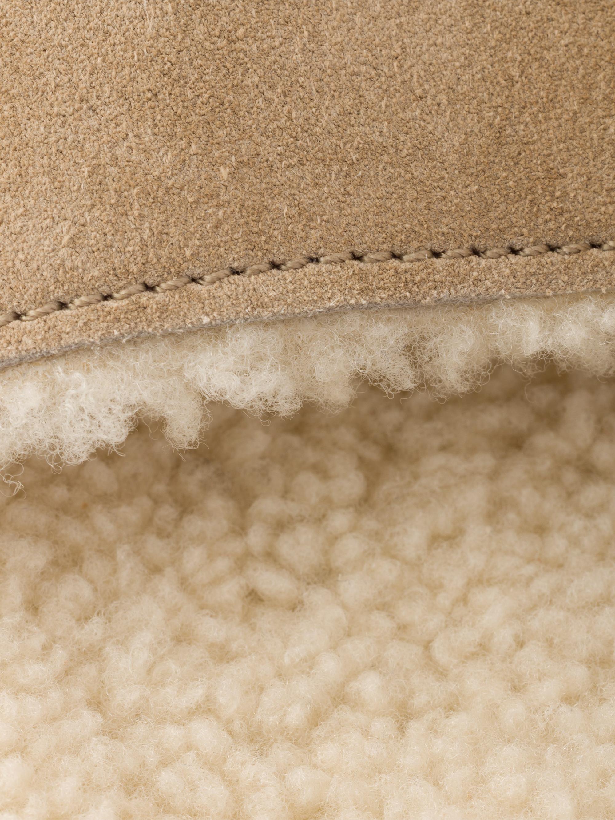 Prada Suede and Shearling Slides | Saks Fifth Avenue