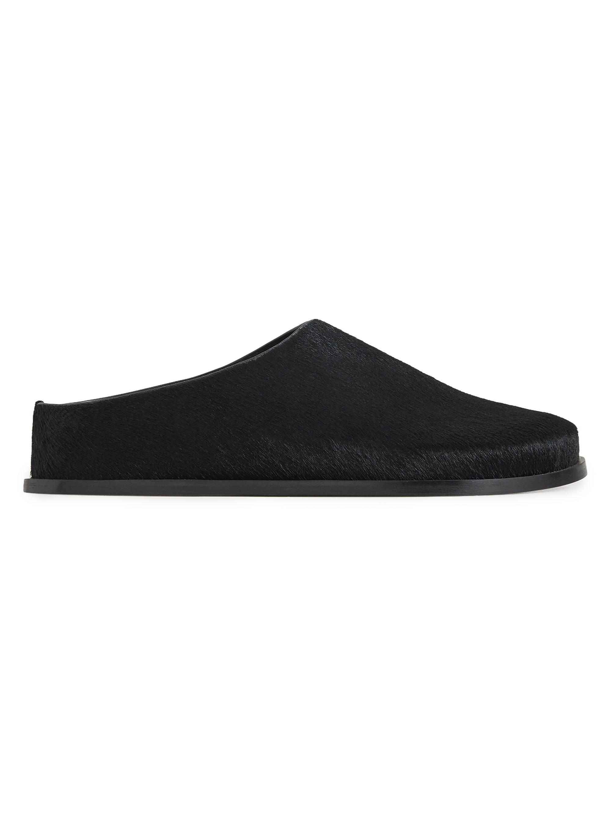 A.Emery Women's Lou Pony Hair Clogs - Black | Thumbnail 5
