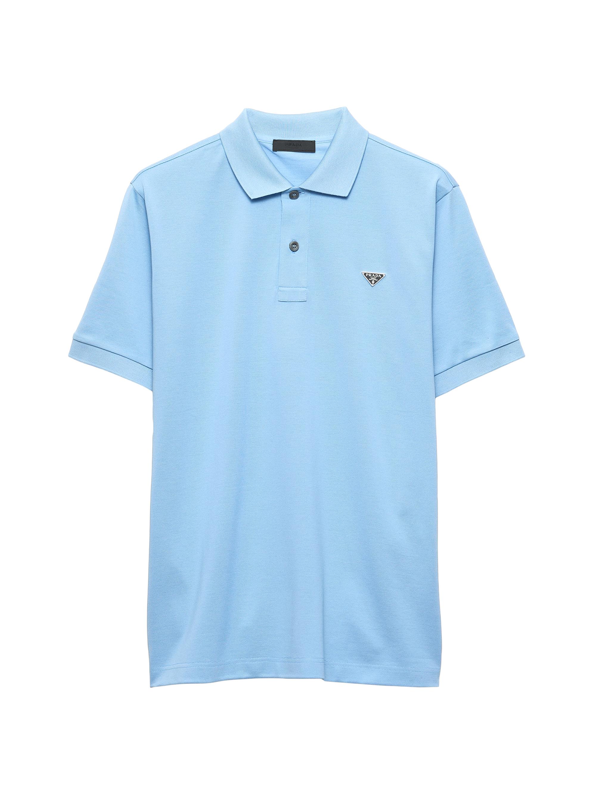 Prada Men's Piqué Polo Shirt - White