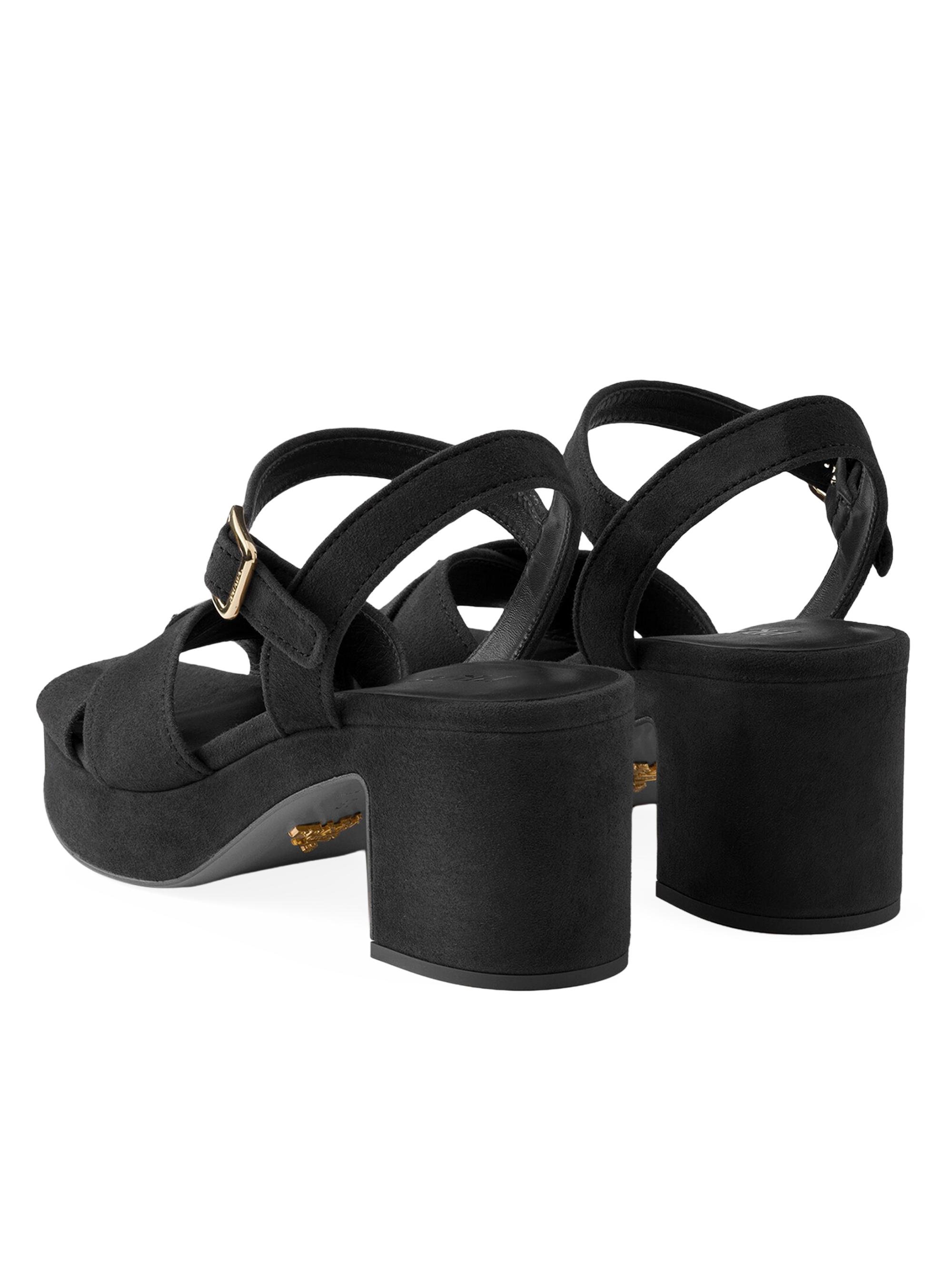 PRADA エスパドリーユ Prada Suede Platform Sandals | Saks Fifth Avenue