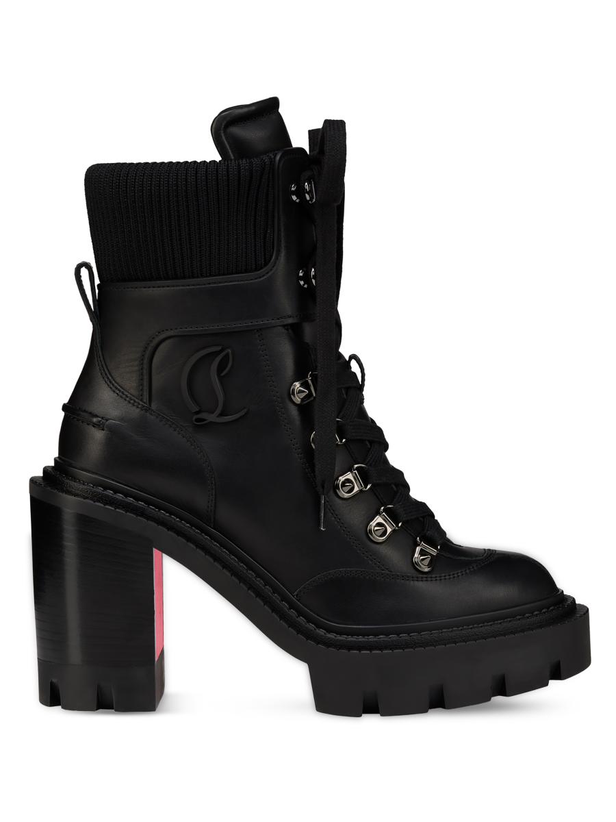 Christian Louboutin Armandine College Leather 70MM Boots | Saks