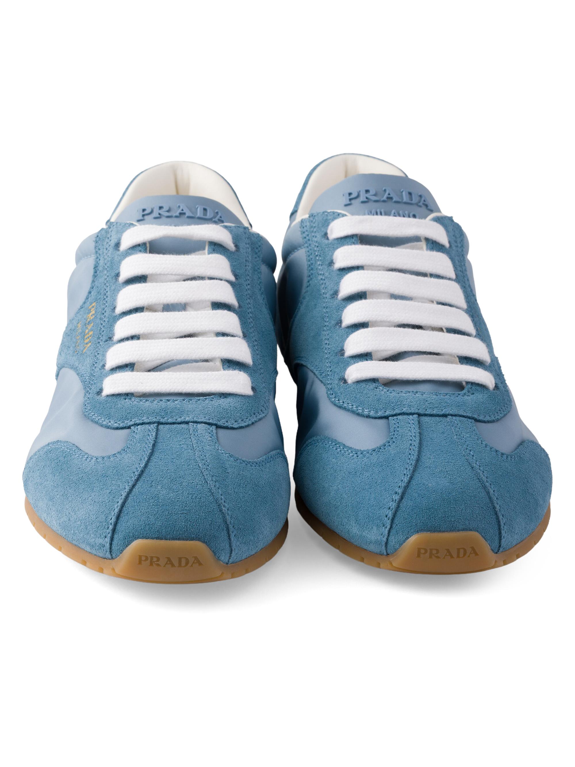 Prada Re-Nylon and Suede Sneakers | Saks Fifth Avenue