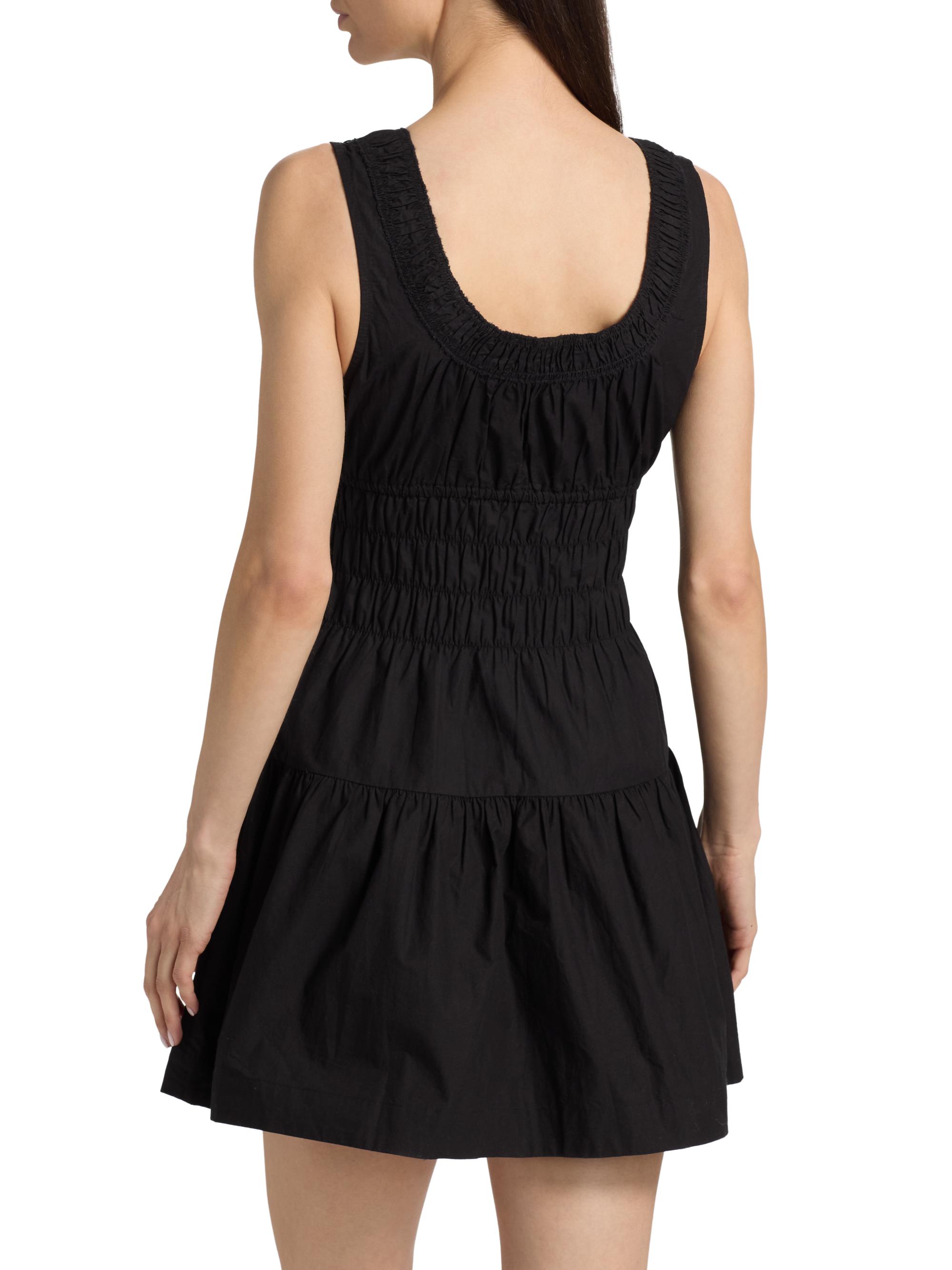lucia trapeze cotton sleeveless mini dress UO Lucia Trapeze Cotton Sleeveless Mini Dress