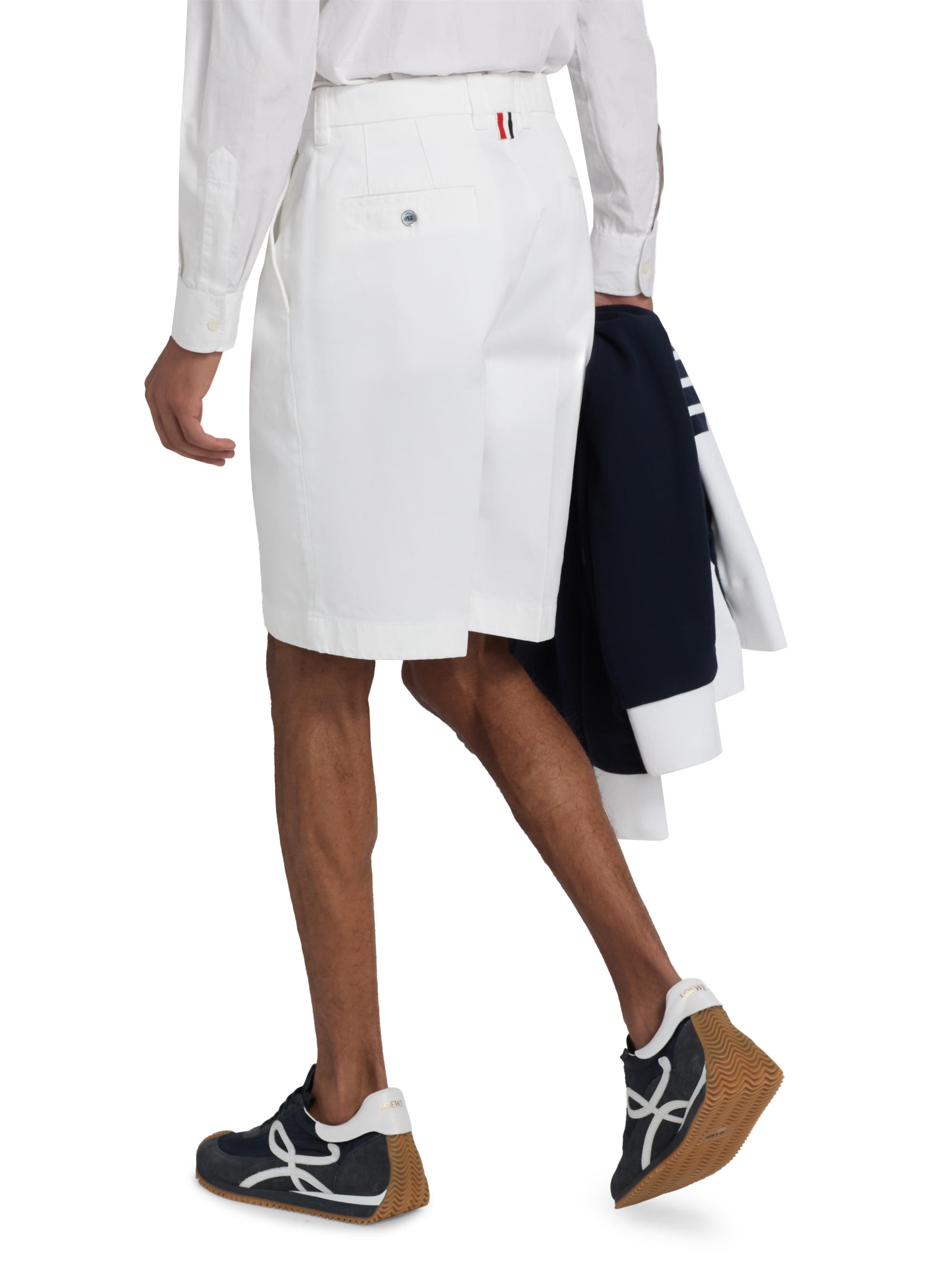 Thom Browne Utility Cotton Twill Chino Shorts | Saks Fifth Avenue