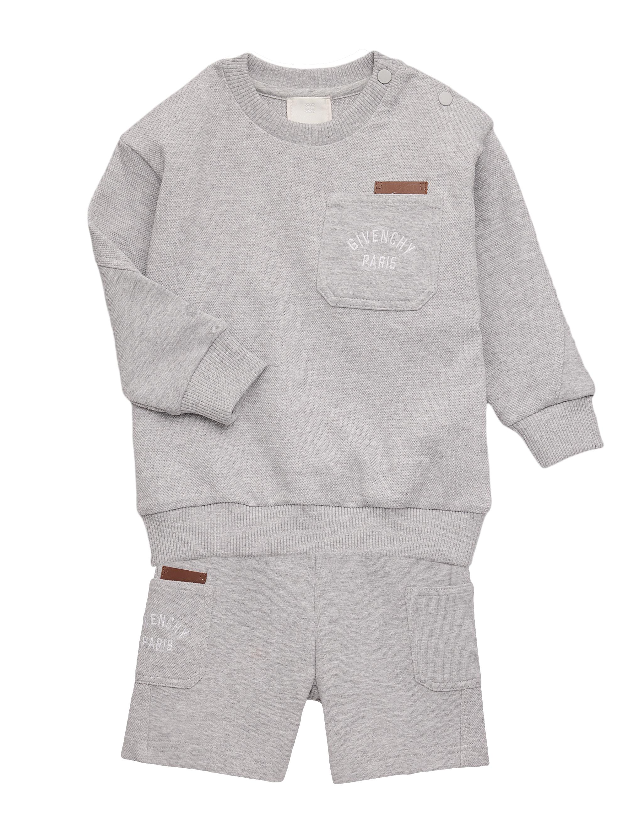 Givenchy Baby's & Little Kid's 2-Piece Logo Sweatshirt & Shorts Set - Grey 18 Months