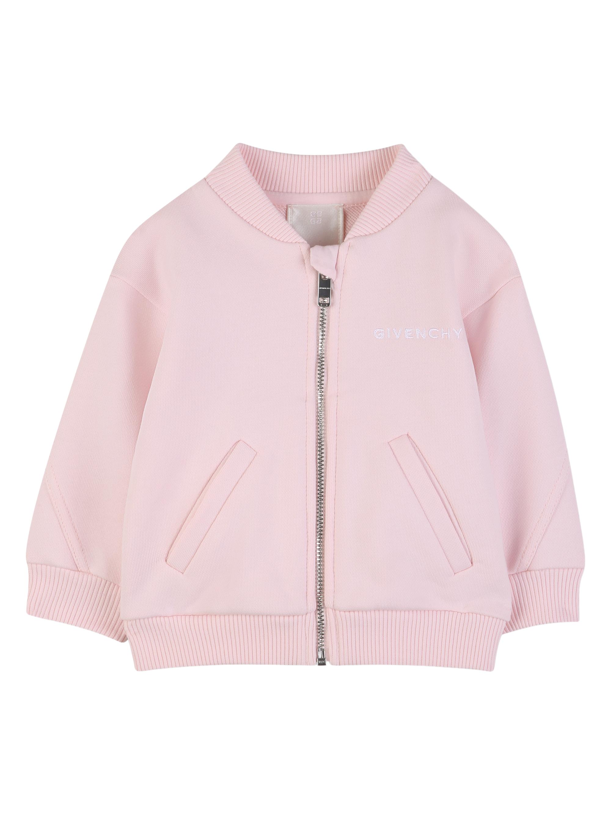 Givenchy Baby Girl's & Little Girl's Cotton Logo Bomber Jacket - Marshmallow