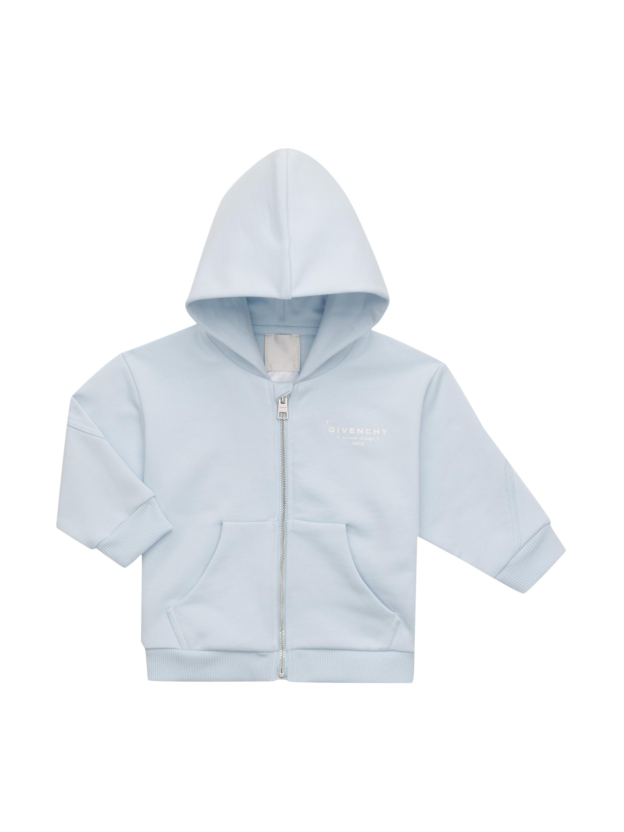 Givenchy Baby Boy's & Little Boy's Logo Zip Hoodie - Pale Blue