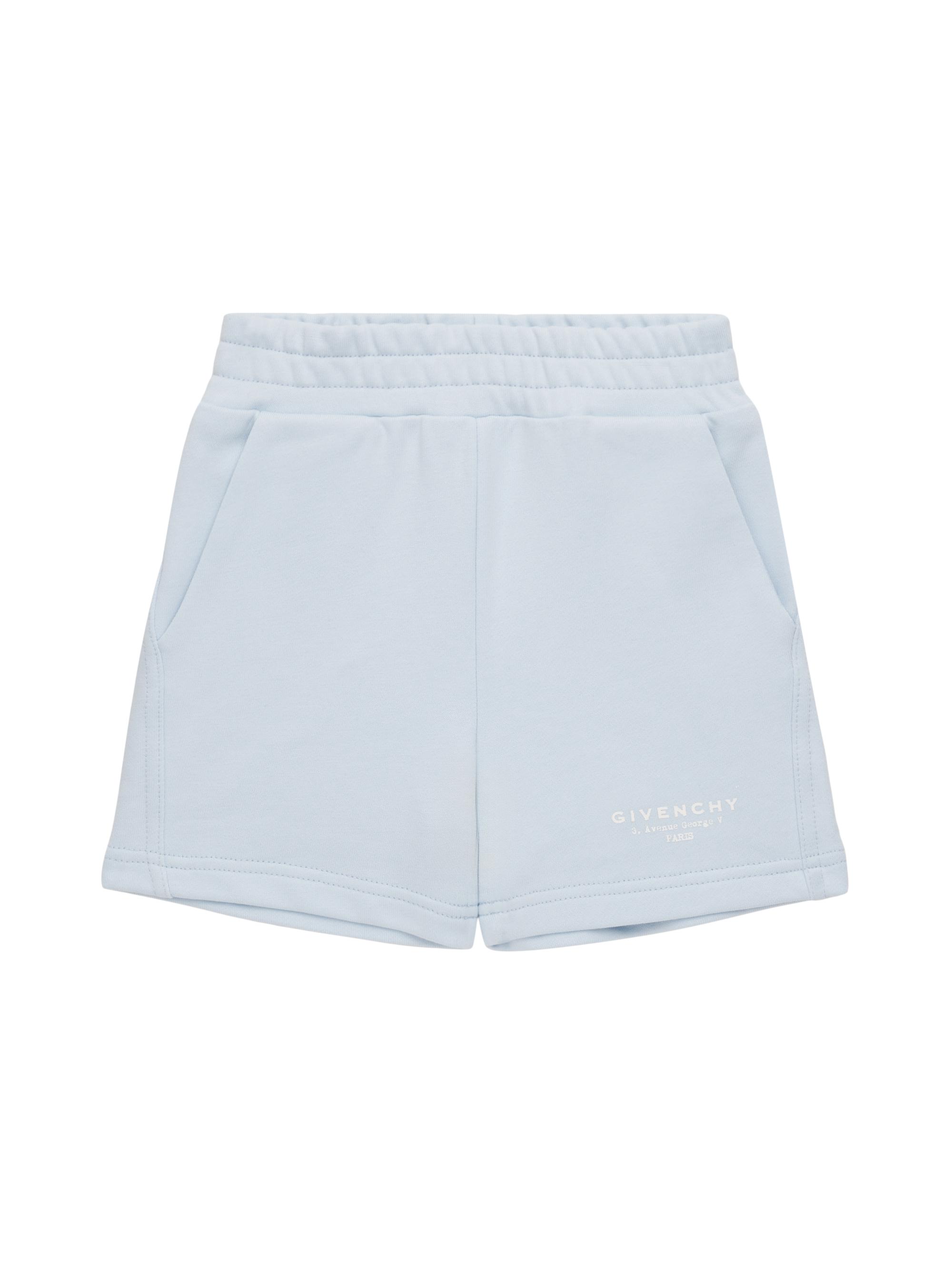 Givenchy Baby Boy's & Little Boy's Logo Sweat Shorts - Pale Blue 12 Months