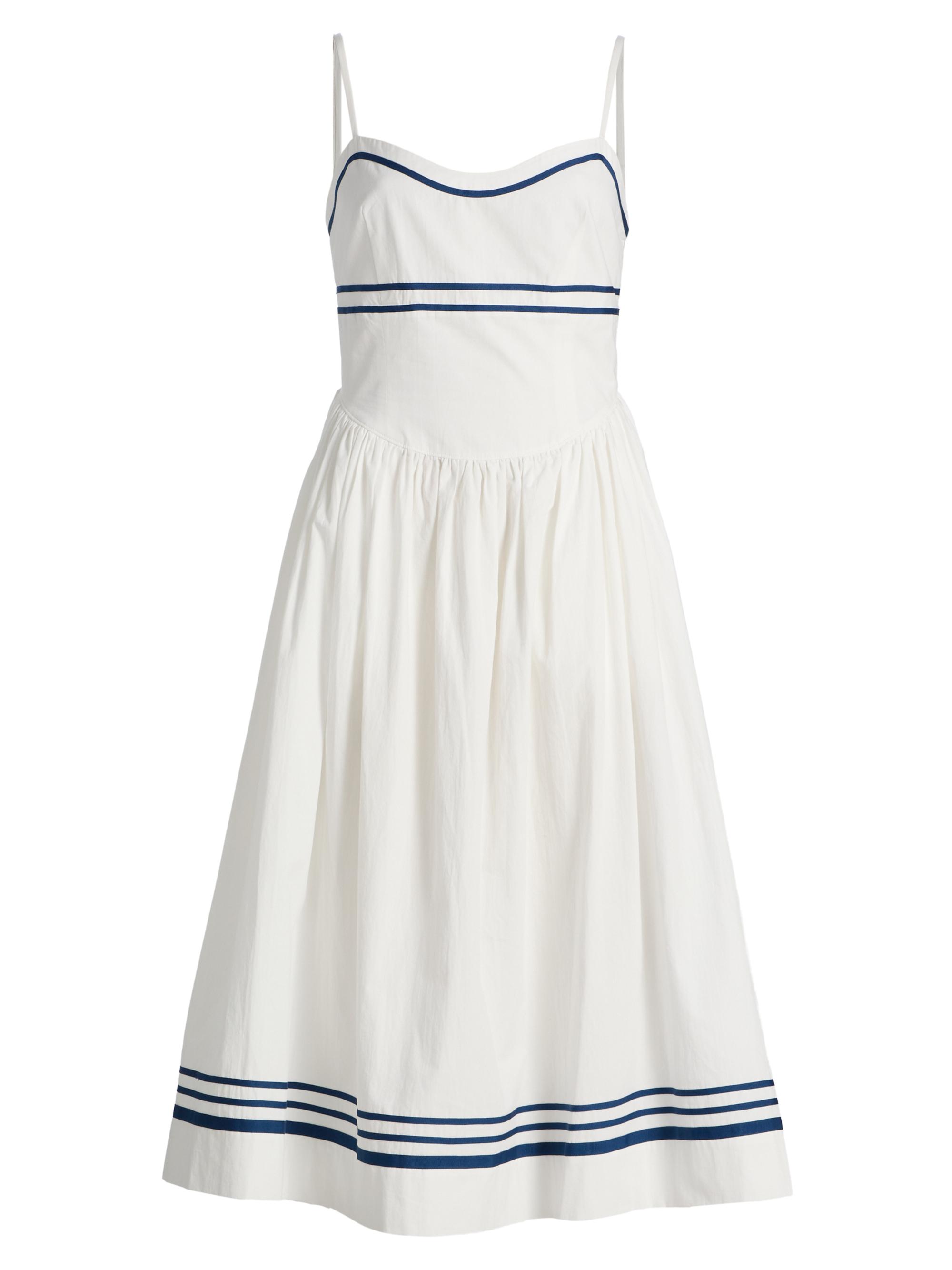 Ciao Lucia Women's Florencia Cotton Midi-Dress - White