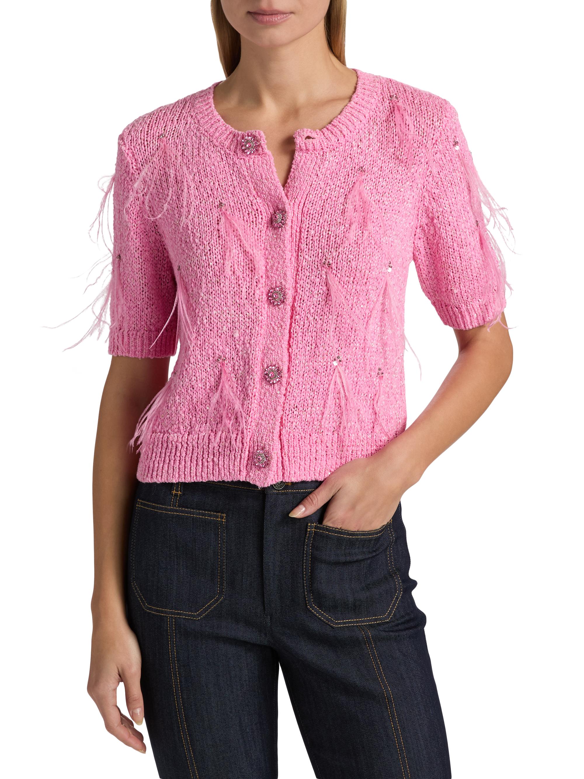 Cinq à Sept Coralie Cotton-Blend Cardigan | Saks Fifth Avenue