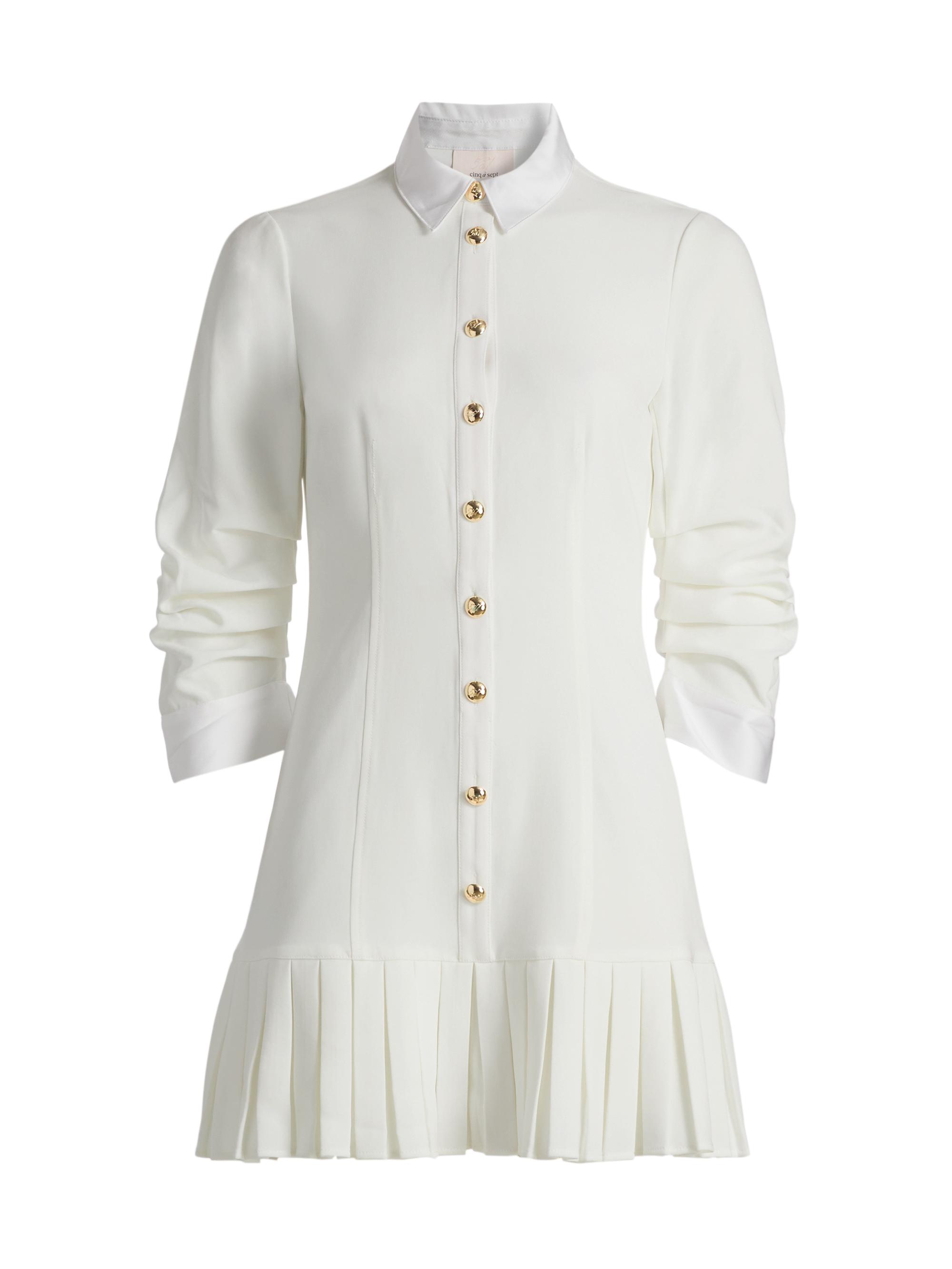 Wayf Heather Cotton Shirtdress | Saks Fifth Avenue