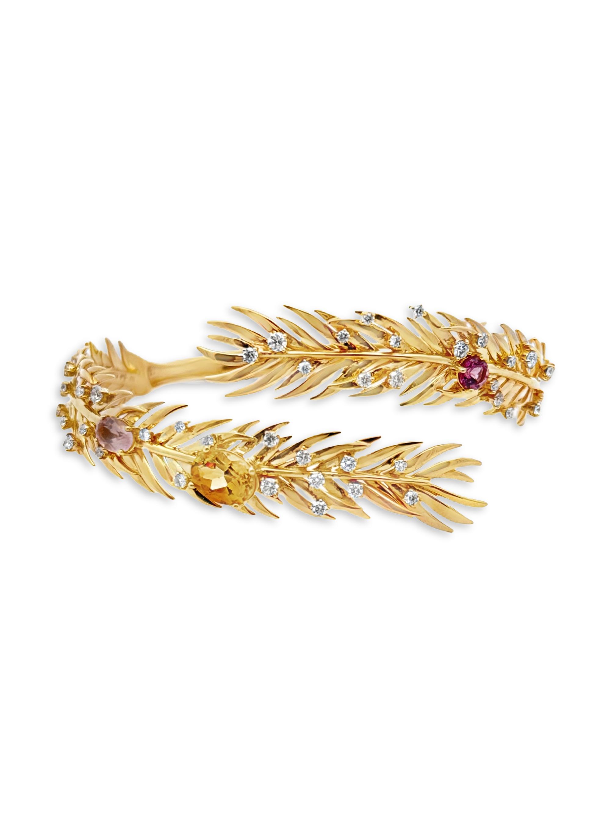 Hueb Women's Bahia 18K Yellow Gold & Multi-Stone Cuff - Yellow Gold
