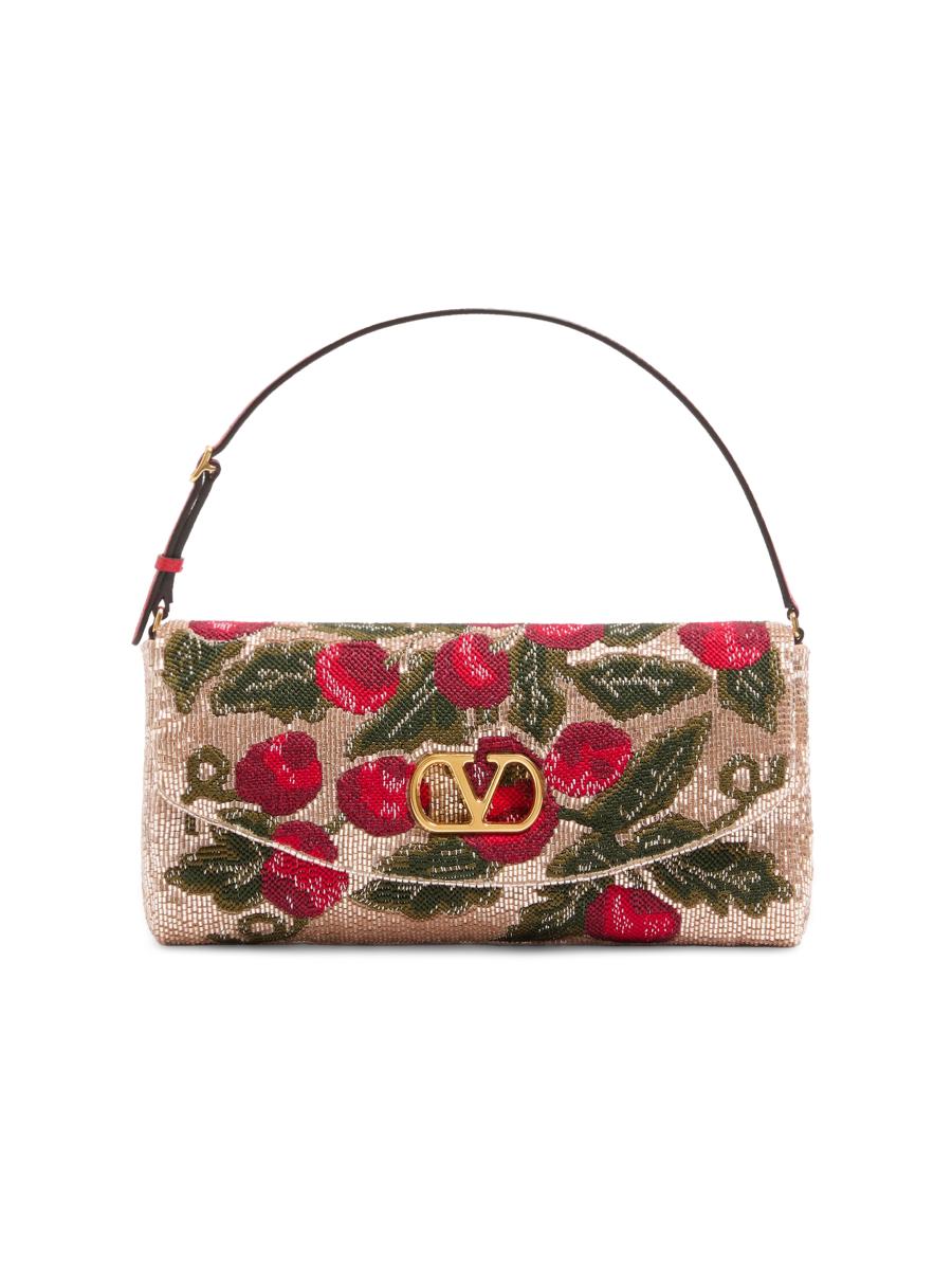 VALENTINO GARAVANI ビーズバッグ 2点セット 花柄 0400026321725?wid=900