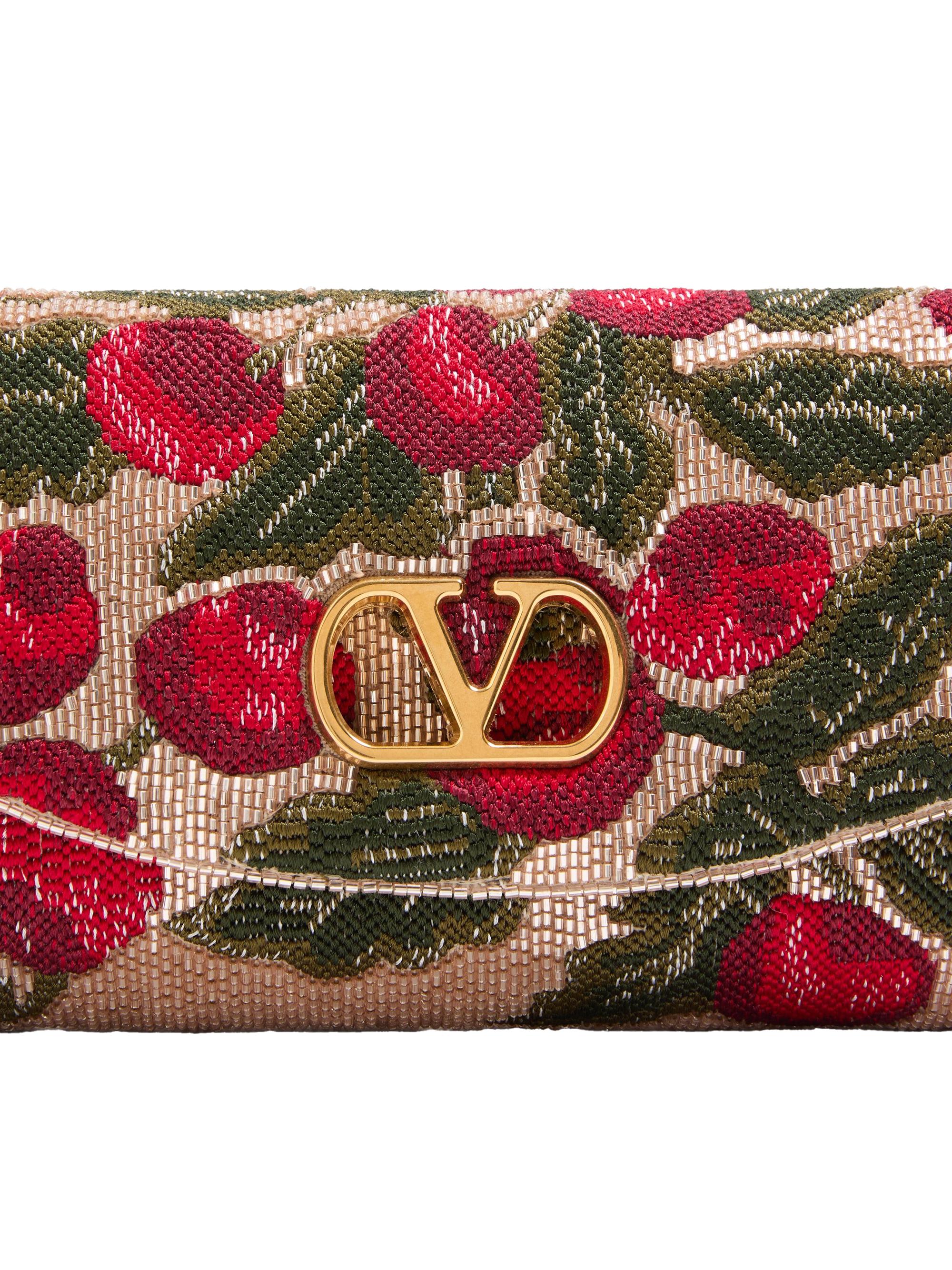 Valentino Garavani Devain Embroidered Small Top Handle Bag | Saks