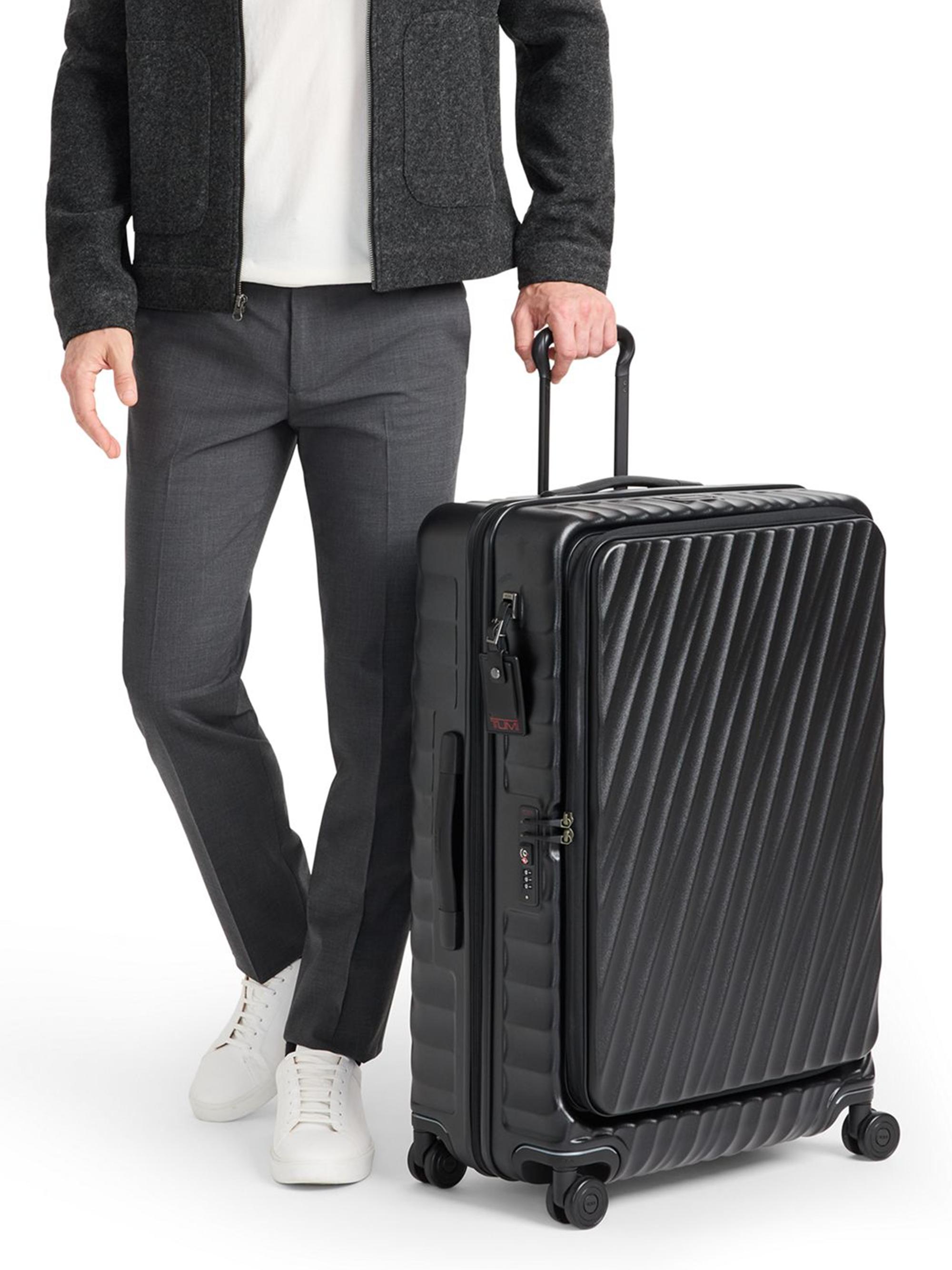 TUMI 19 Degree Large Expandable Suitcase - Black Texture