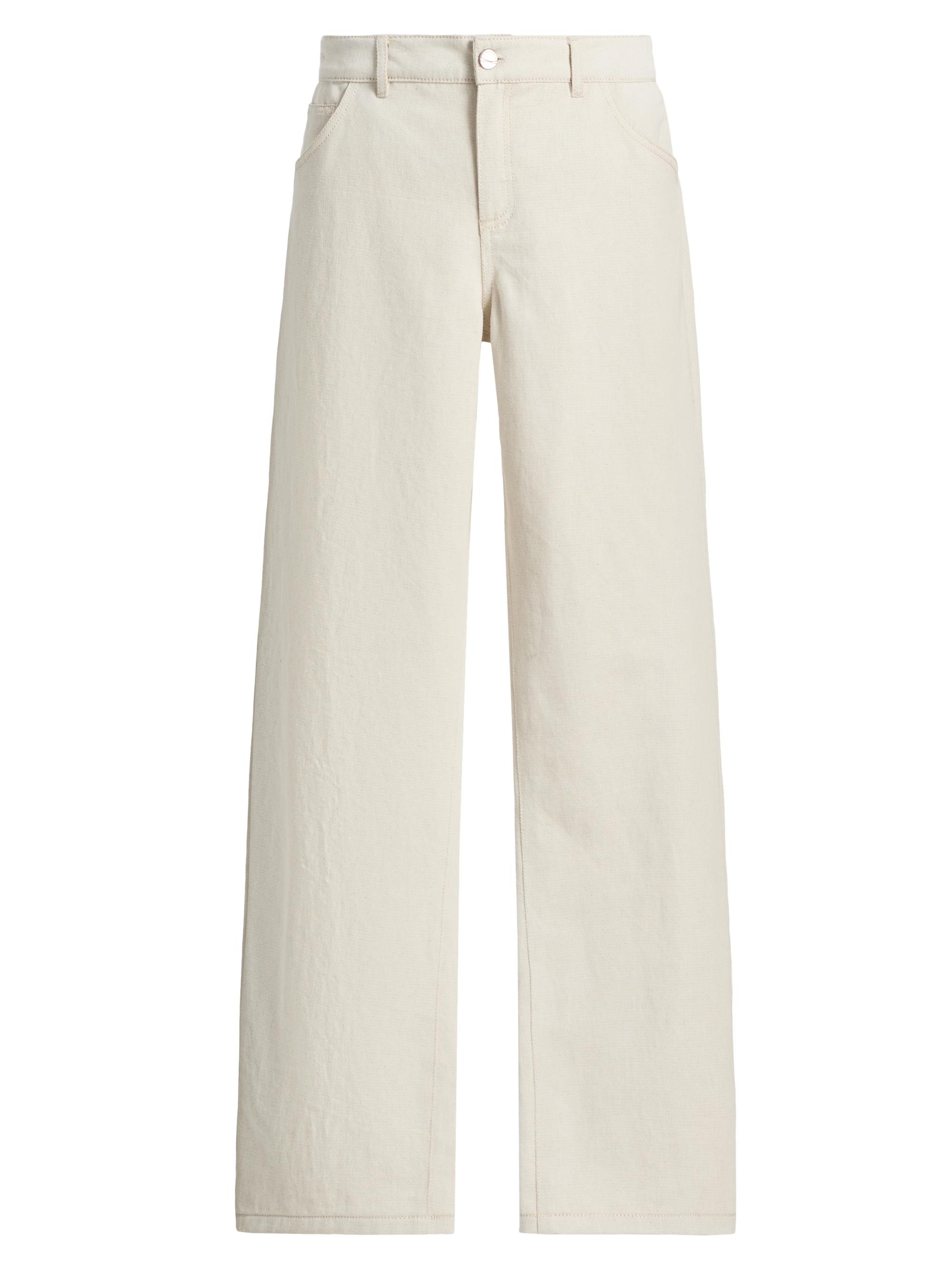 Lamarque Women's Taleen Cotton-Linen Wide-Leg Pants - Natural
